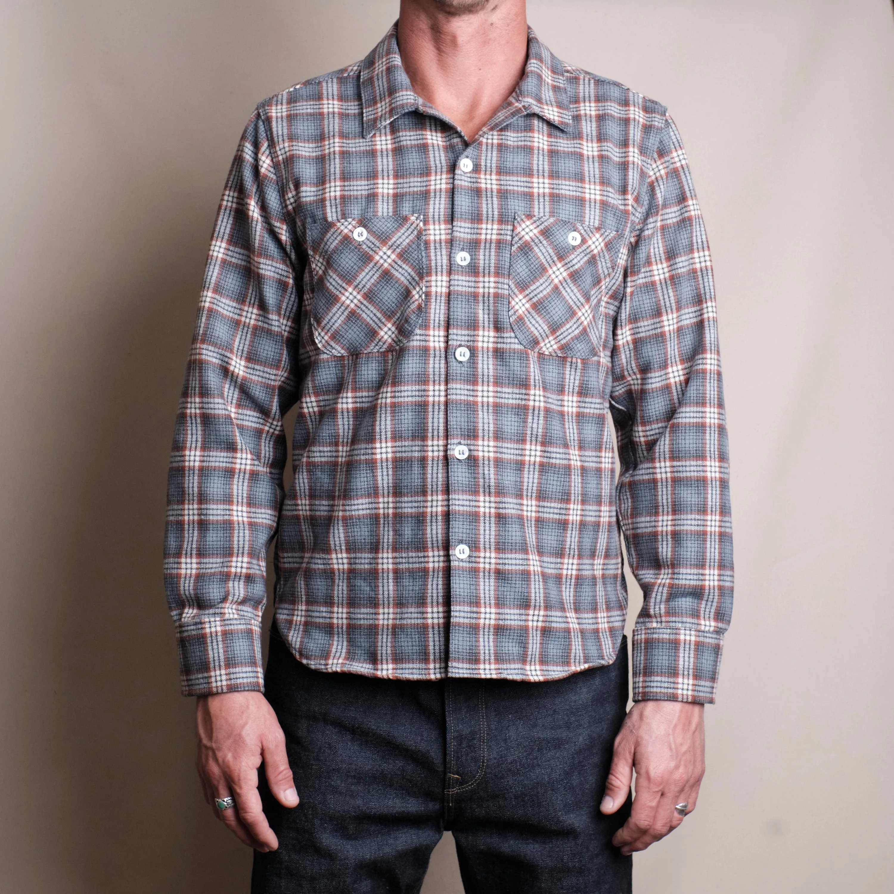 Dayton LS Kodiak Gray Wool sold by Freenote Cloth product image thumbnail 2