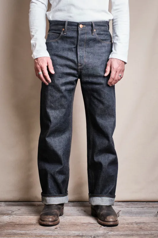 Modesto 15 Ounce Kaihara Unsinged Denim sold by Freenote Cloth