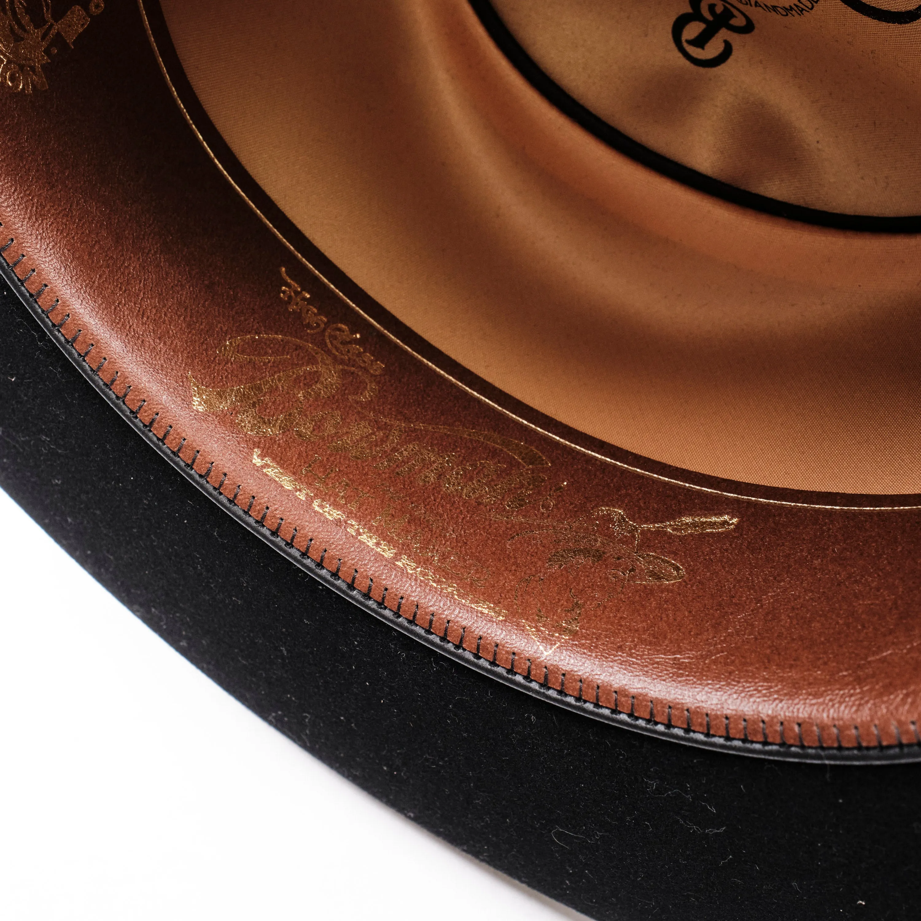 Bowman Hat Co. x Freenote Cloth Black - Western Gentlemen Black sold by Freenote Cloth product image thumbnail 5