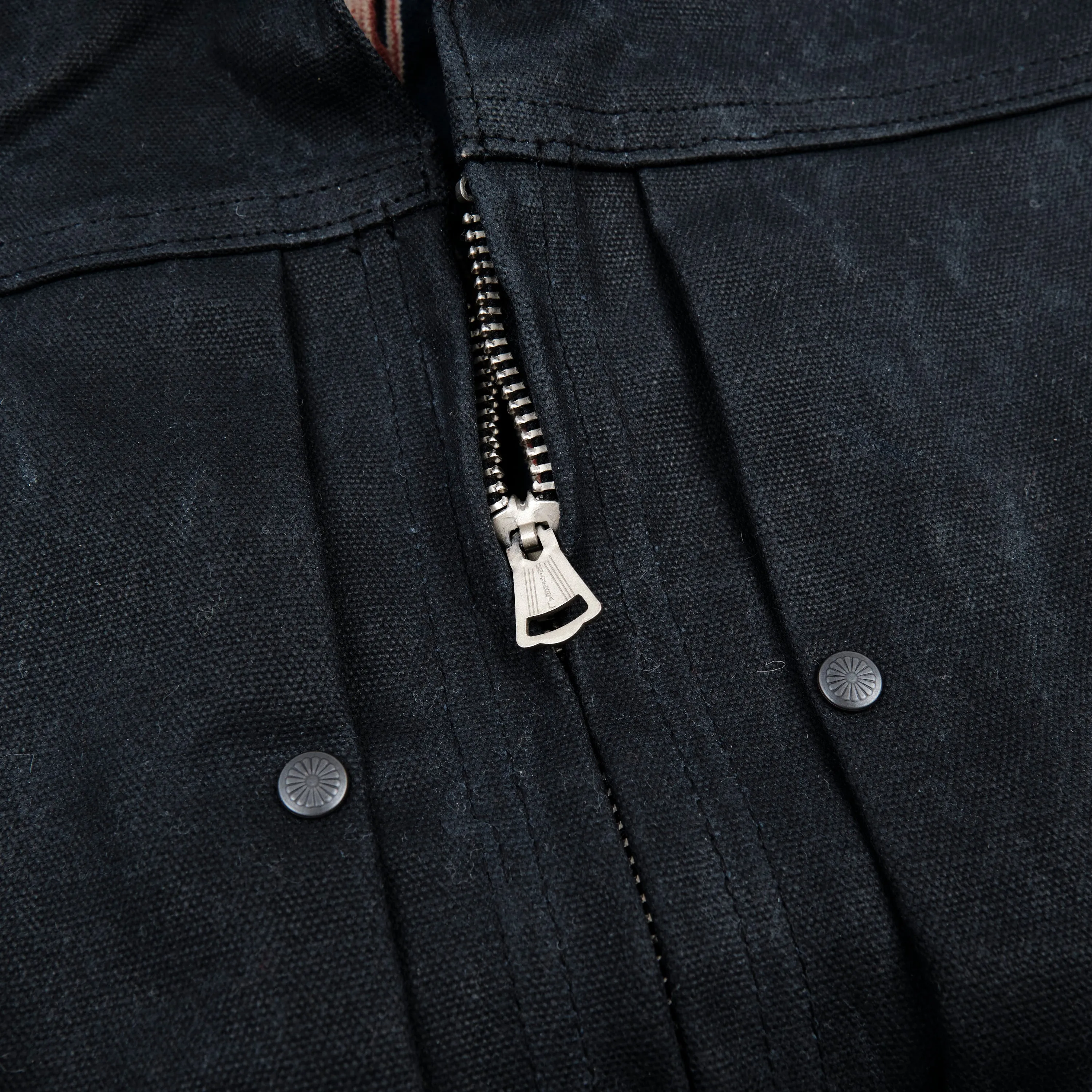 Faro Black Heavy Waxed Canvas Navy Southwest sold by Freenote Cloth product image thumbnail 3