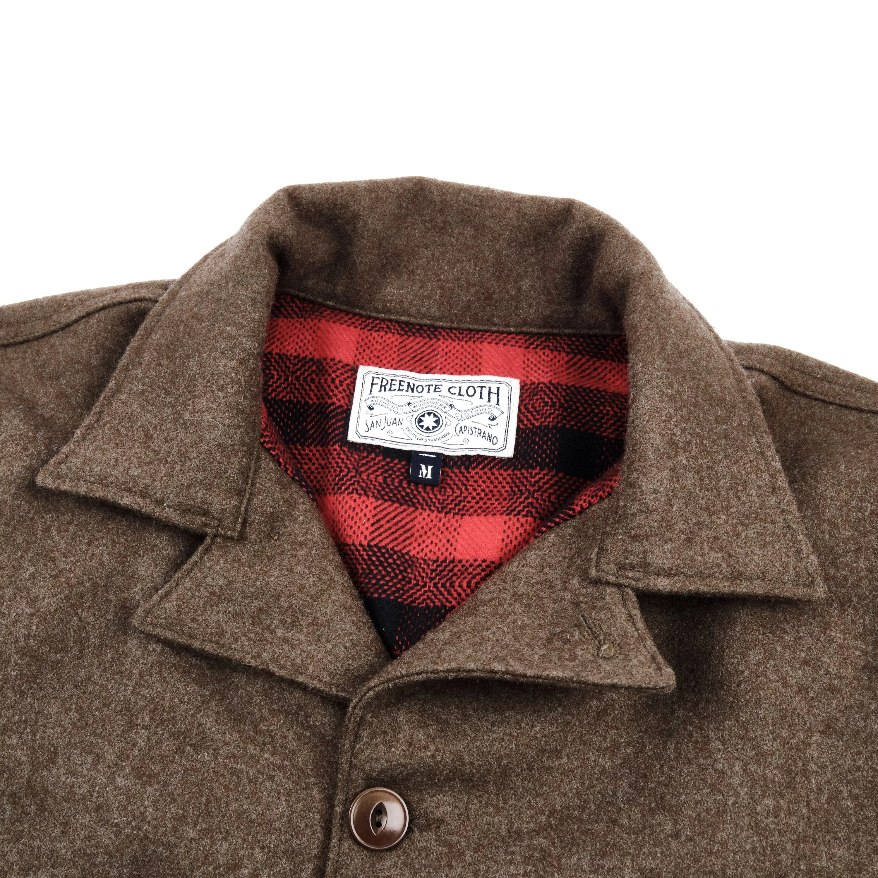 Grafton Jacket Brown Wool sold by Freenote Cloth product image thumbnail 3