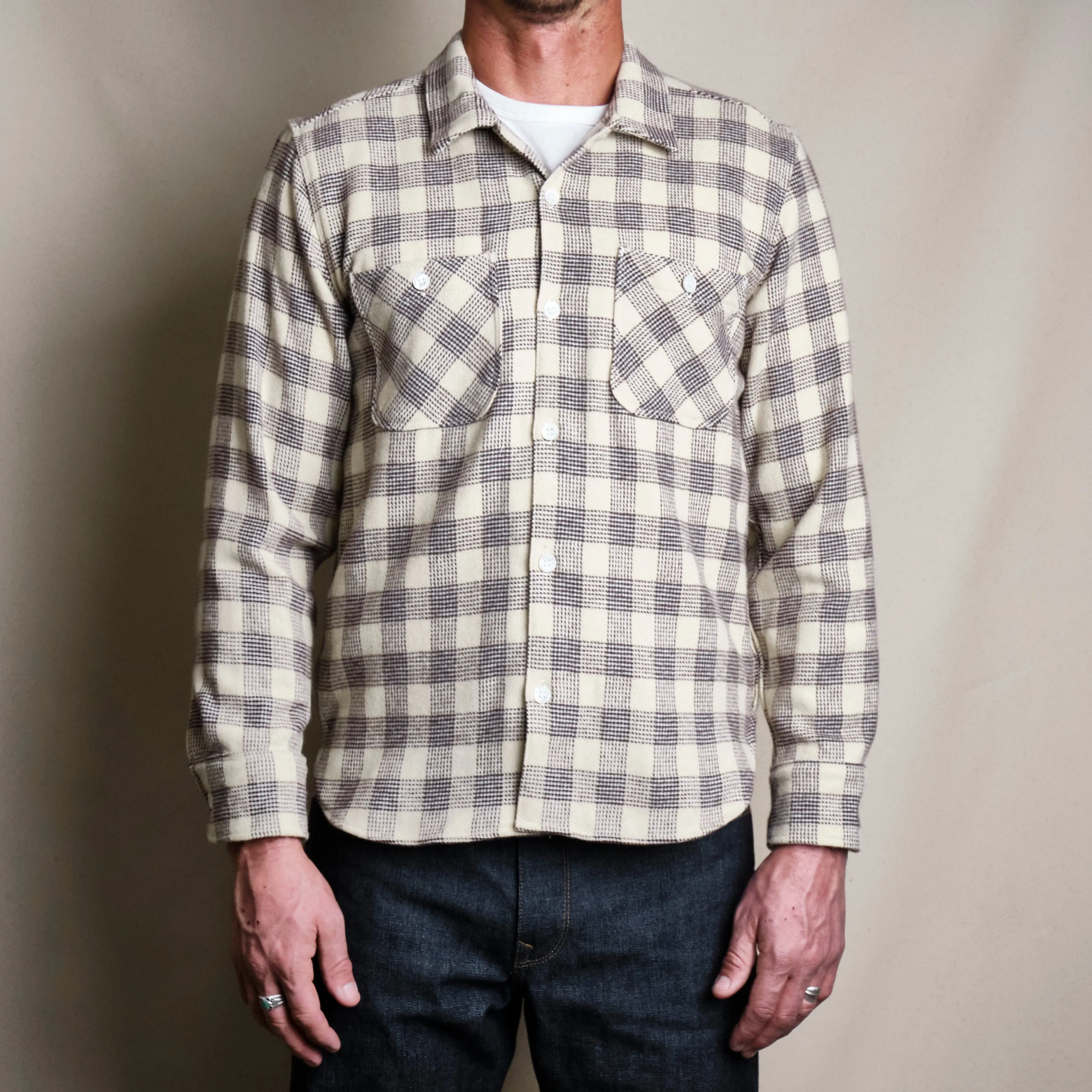 Dayton LS Tumbleweed Plaid sold by Freenote Cloth product image thumbnail 2