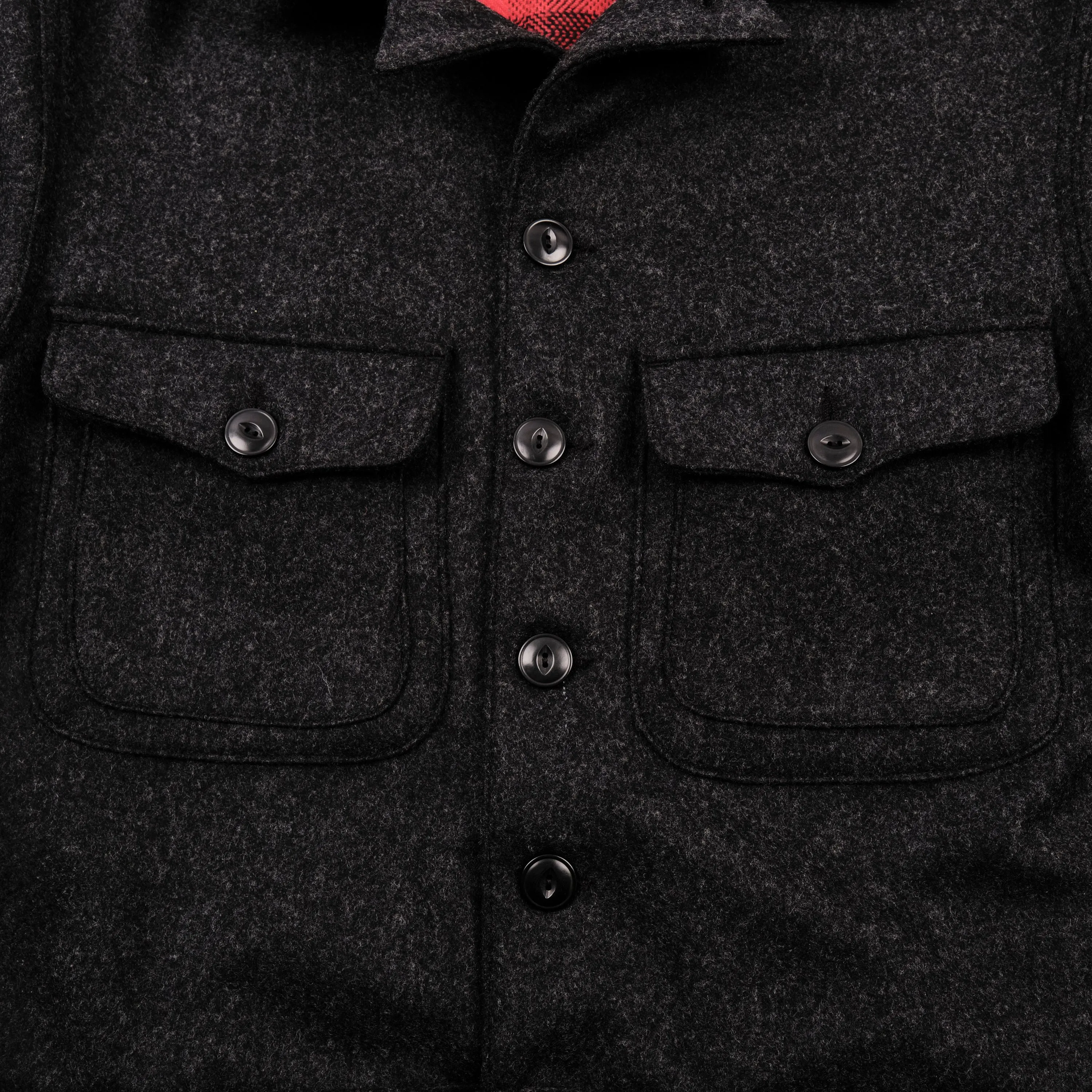 Grafton Jacket Black Wool sold by Freenote Cloth product image thumbnail 4