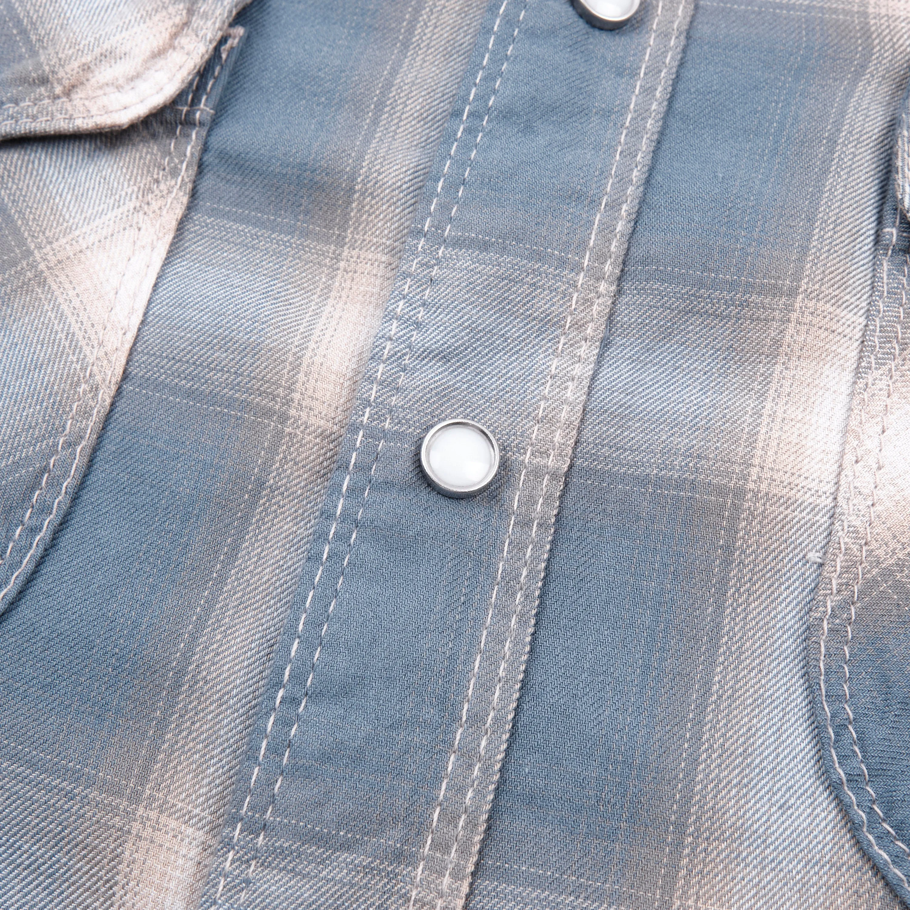 Bodie Clear Blue Plaid sold by Freenote Cloth product image thumbnail 5