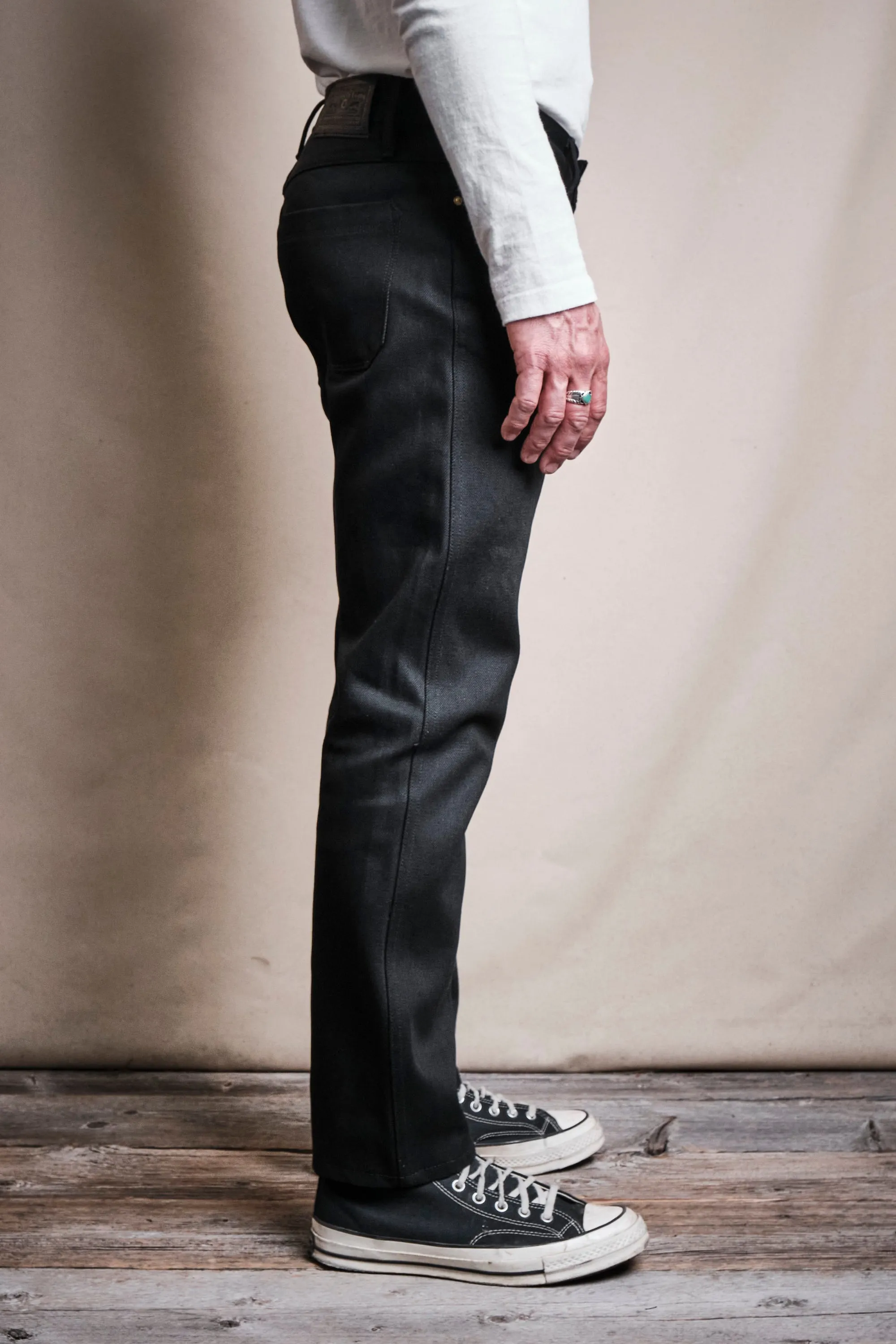 Rios 15.75 Ounce Black Denim sold by Freenote Cloth product image thumbnail 4