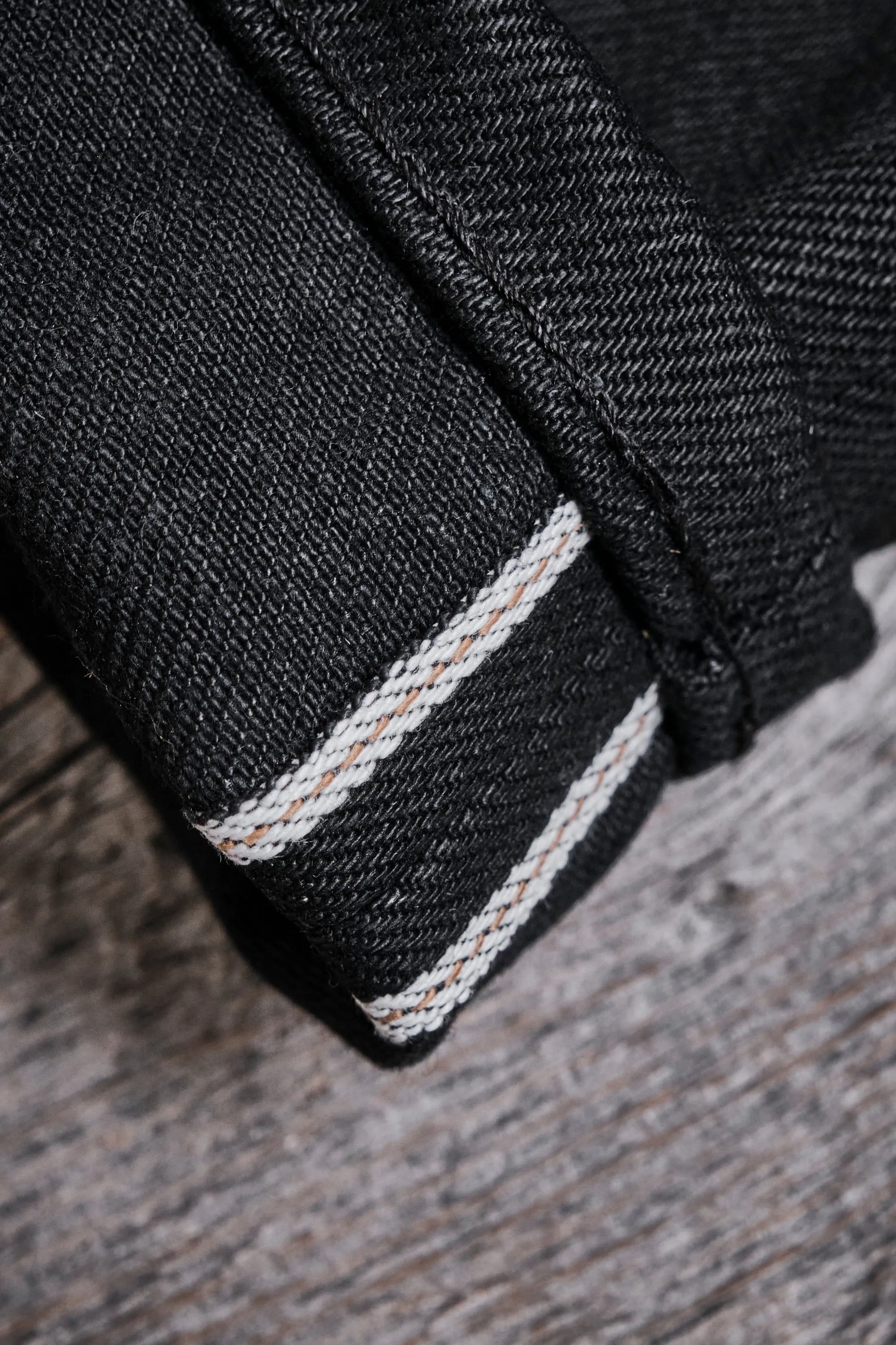 Portola Classic Taper 15.75 Ounce Black Denim sold by Freenote Cloth product image thumbnail 2