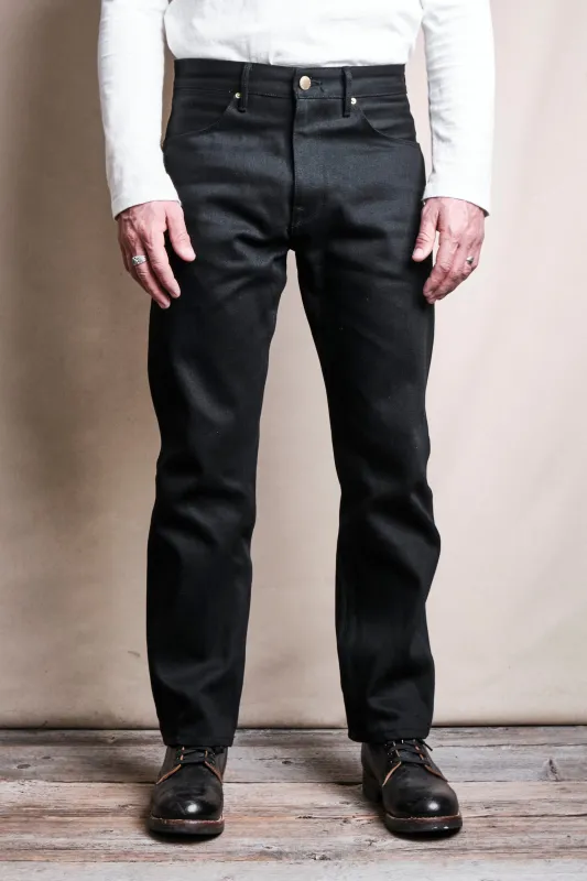 Wilkes Western 15.75 Ounce Black Denim sold by Freenote Cloth