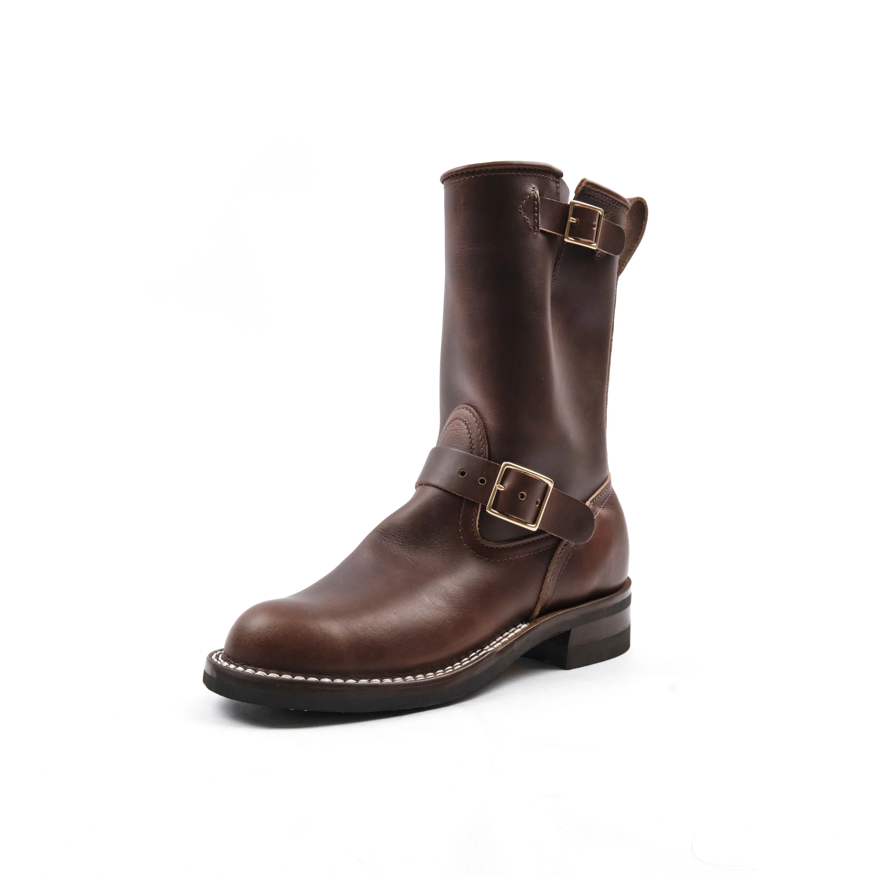 NICKS BOOTS - THE BRAKEMAN ENGINEER - HORWEEN SHACKLETON COGNAC sold by Freenote Cloth product image thumbnail 3