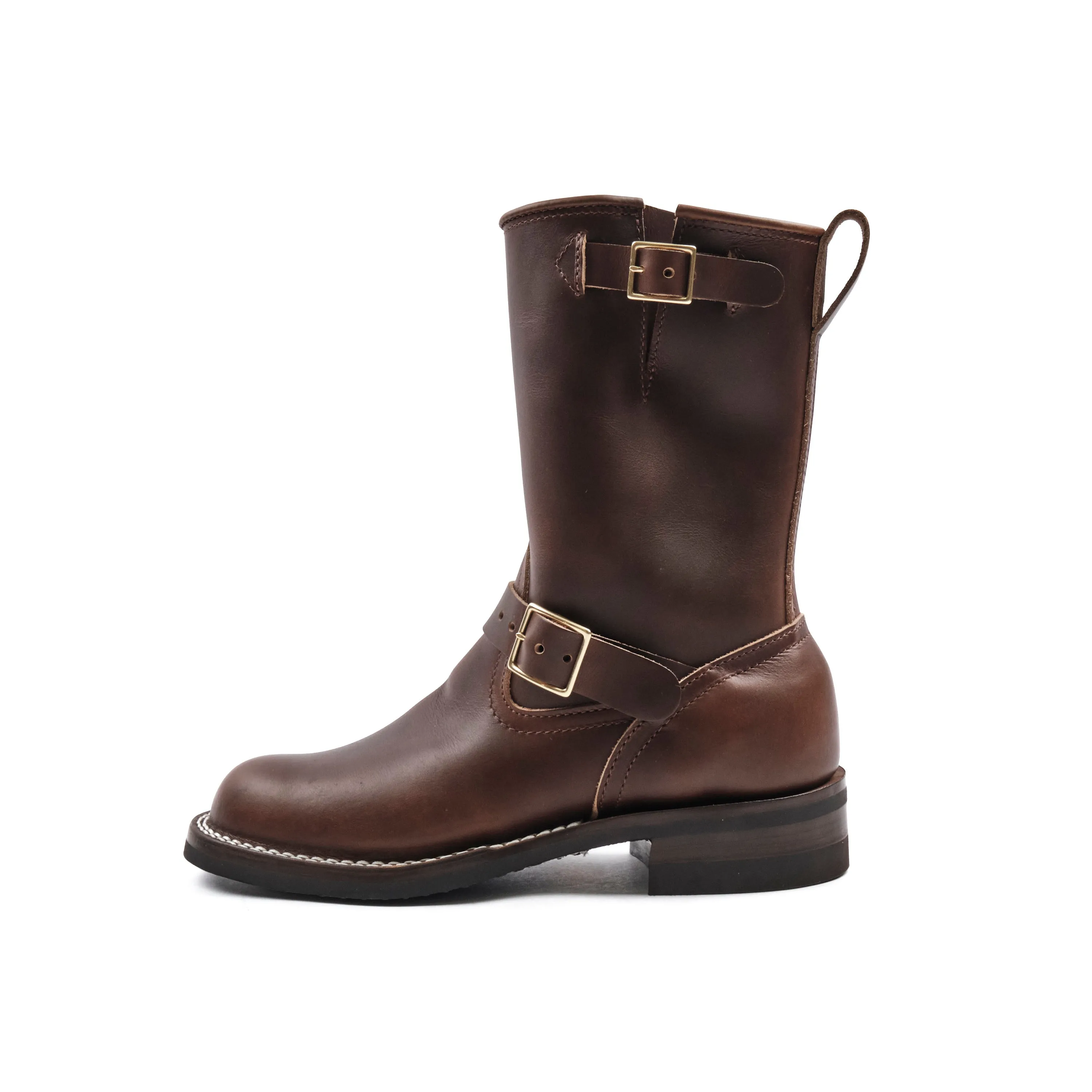 NICKS BOOTS - THE BRAKEMAN ENGINEER - HORWEEN SHACKLETON COGNAC sold by Freenote Cloth product image thumbnail 4