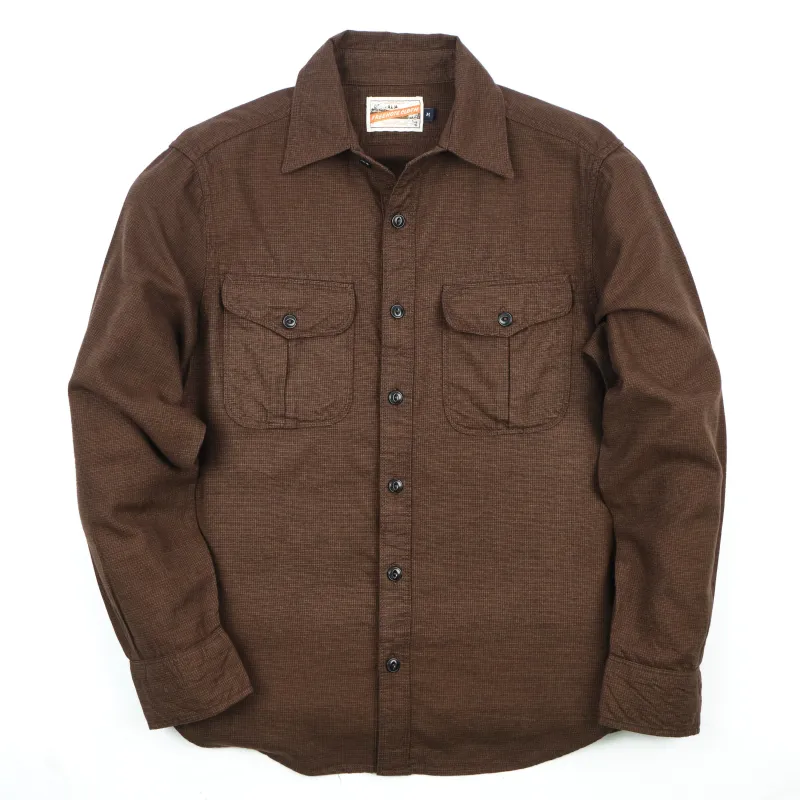 Rancho Brown Check made by Freenote Cloth