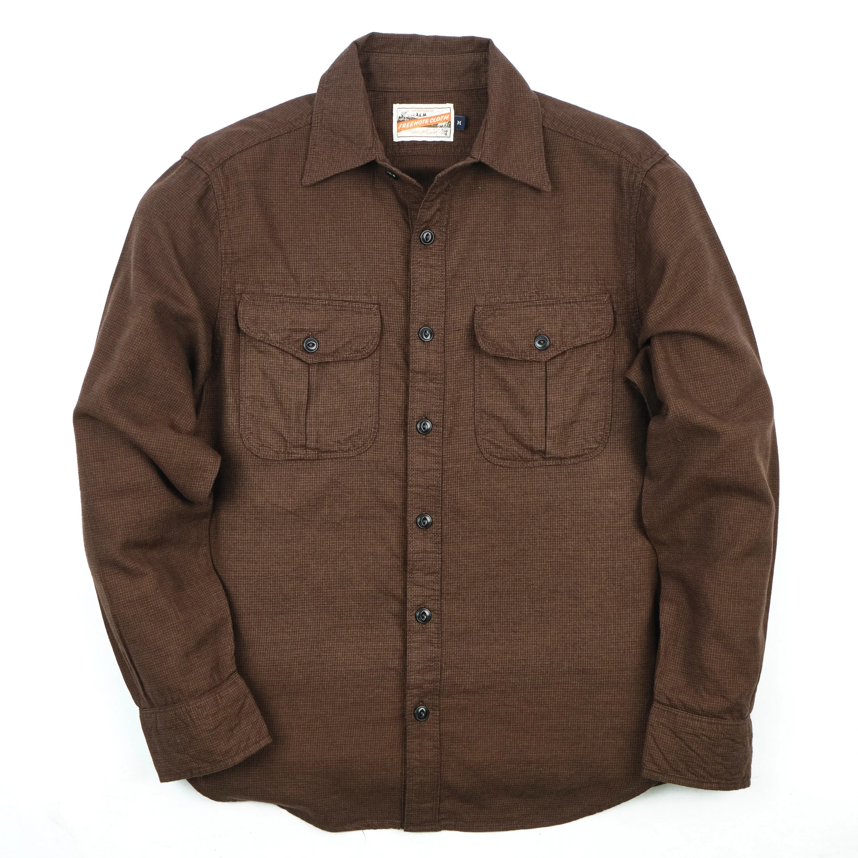 Rancho Brown Check sold by Freenote Cloth
