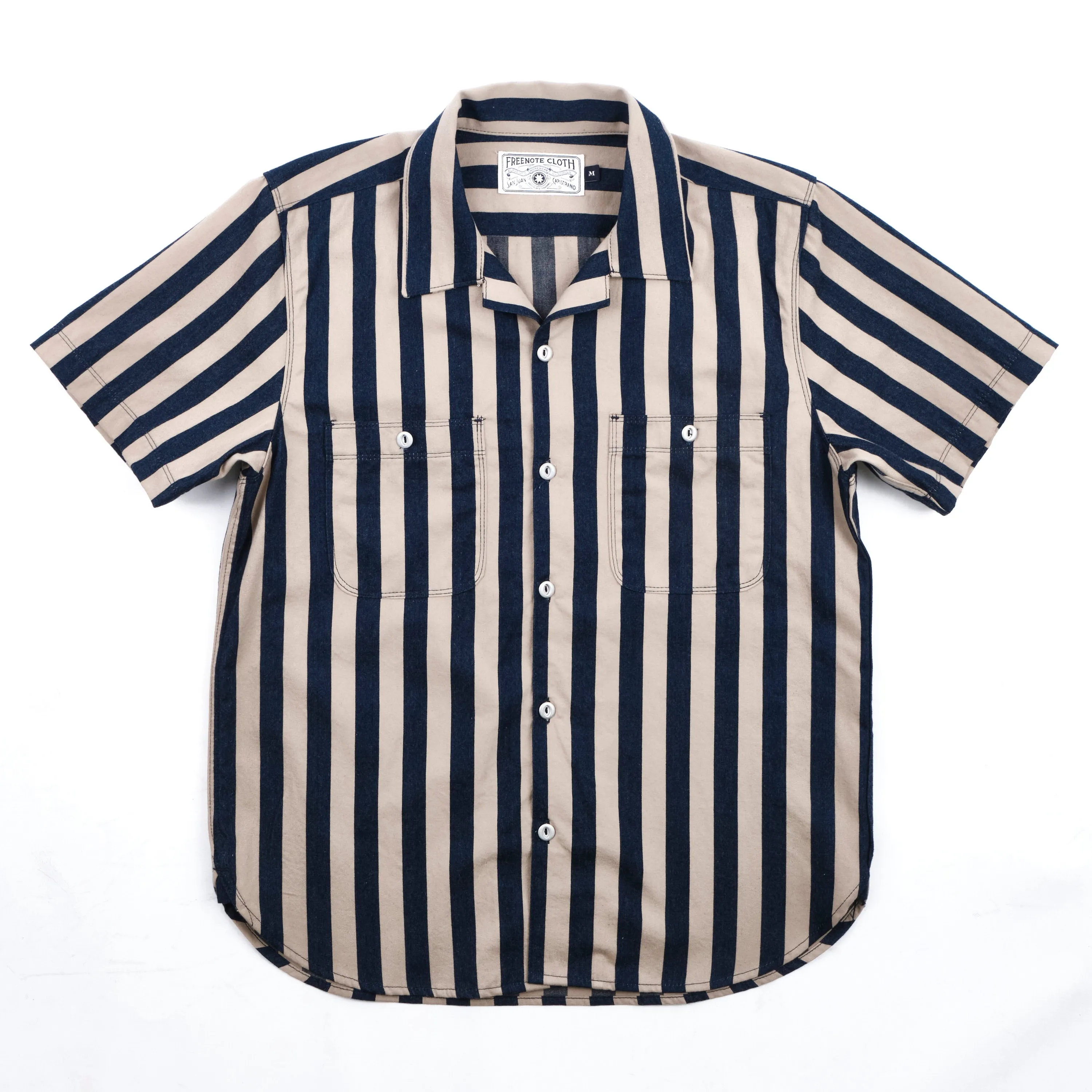 Dayton Custom Wide Stripe sold by Freenote Cloth