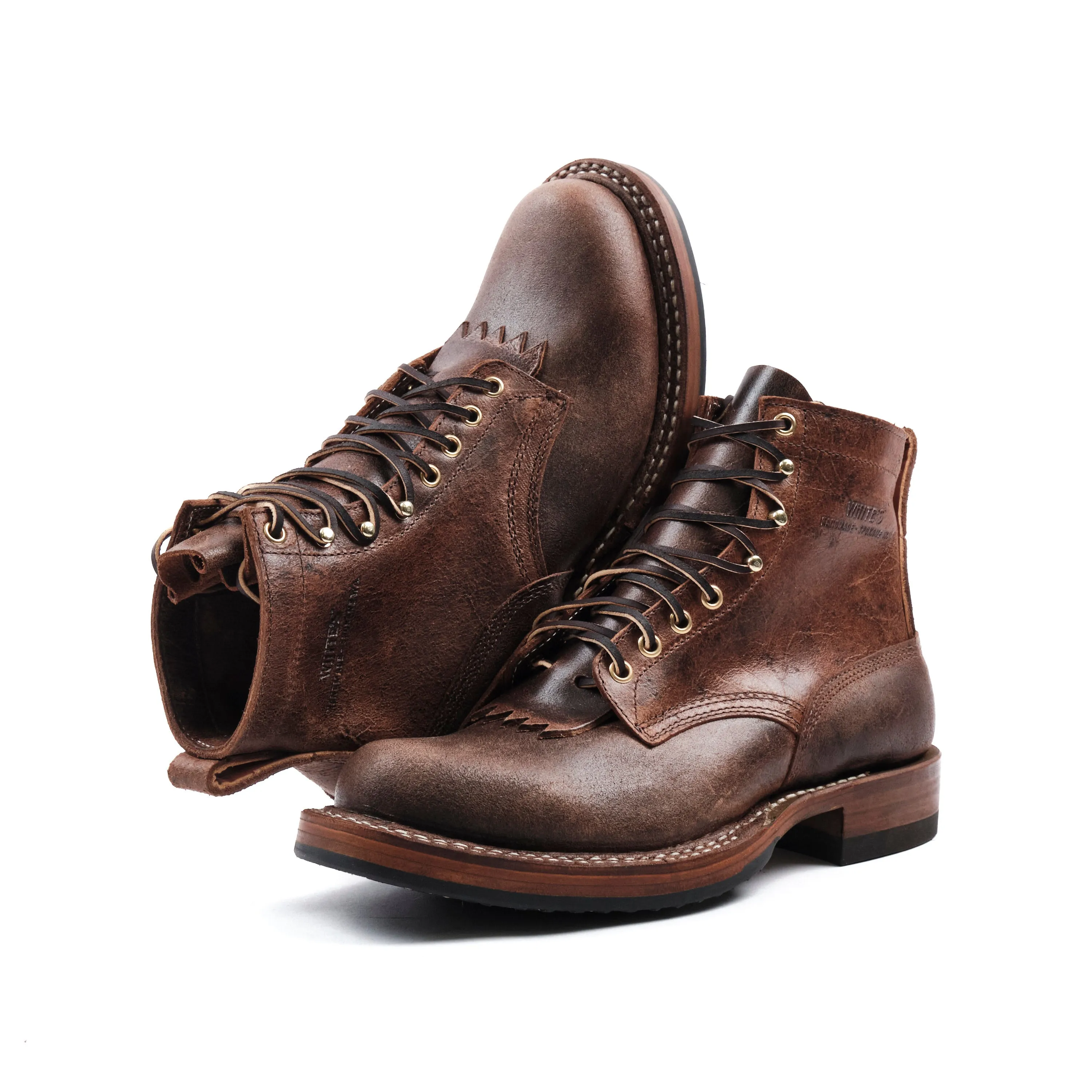 FREENOTE CLOTH X WHITE'S BOOTS - 55 LAST CRUISER BOOT - C.F. STEAD CRAZY COW sold by Freenote Cloth product image thumbnail 2