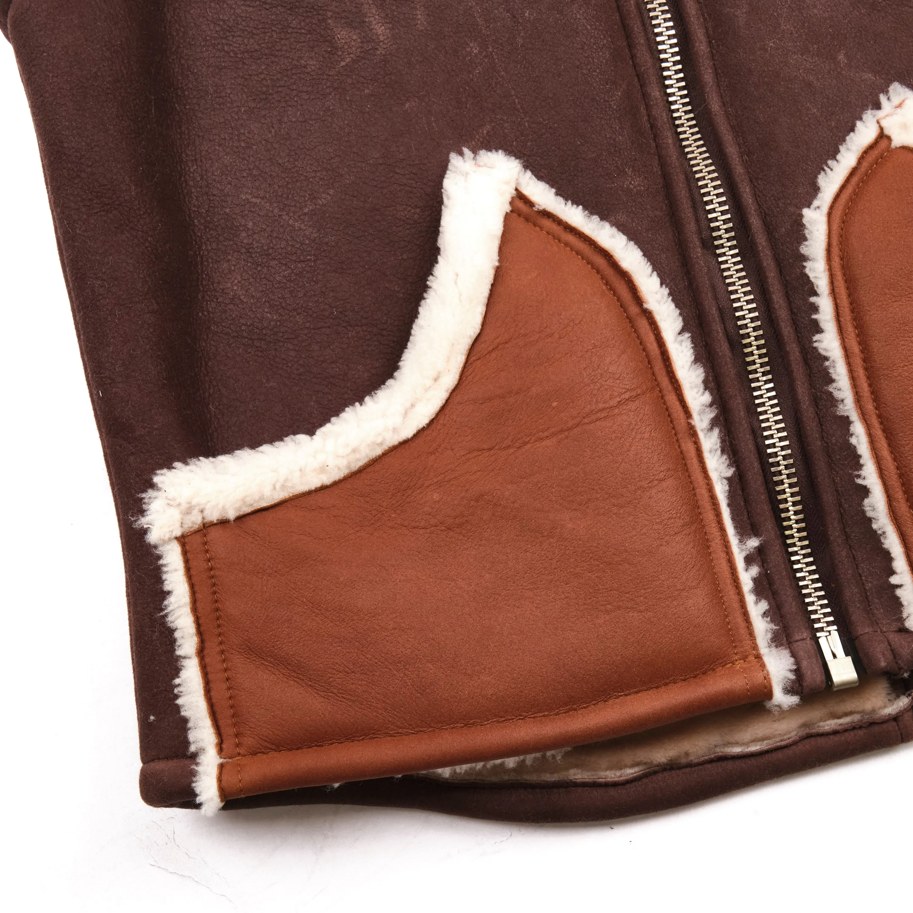 Kirthwood Vest Shearling Combo sold by Freenote Cloth product image thumbnail 3