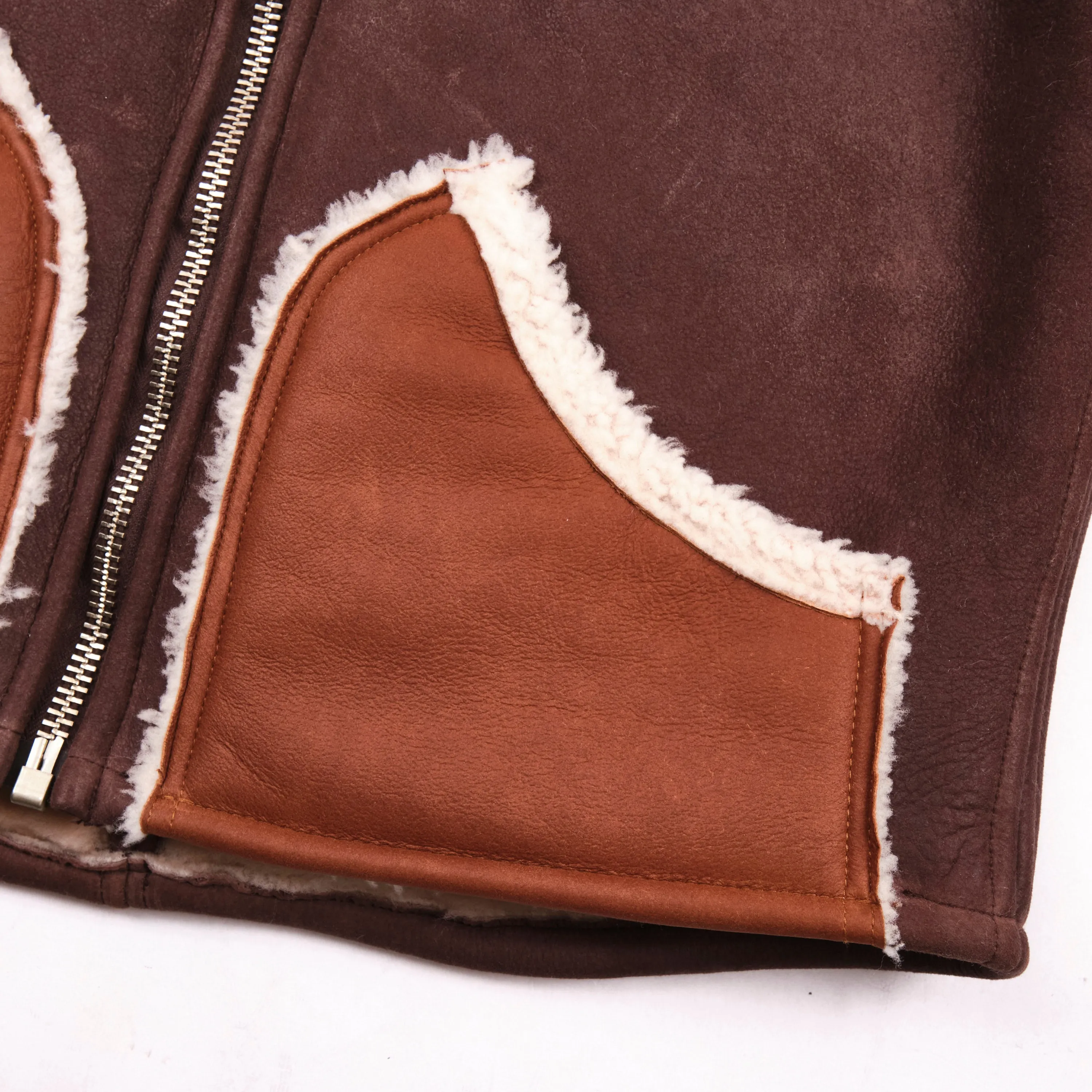 Kirthwood Vest Shearling Combo sold by Freenote Cloth product image thumbnail 5