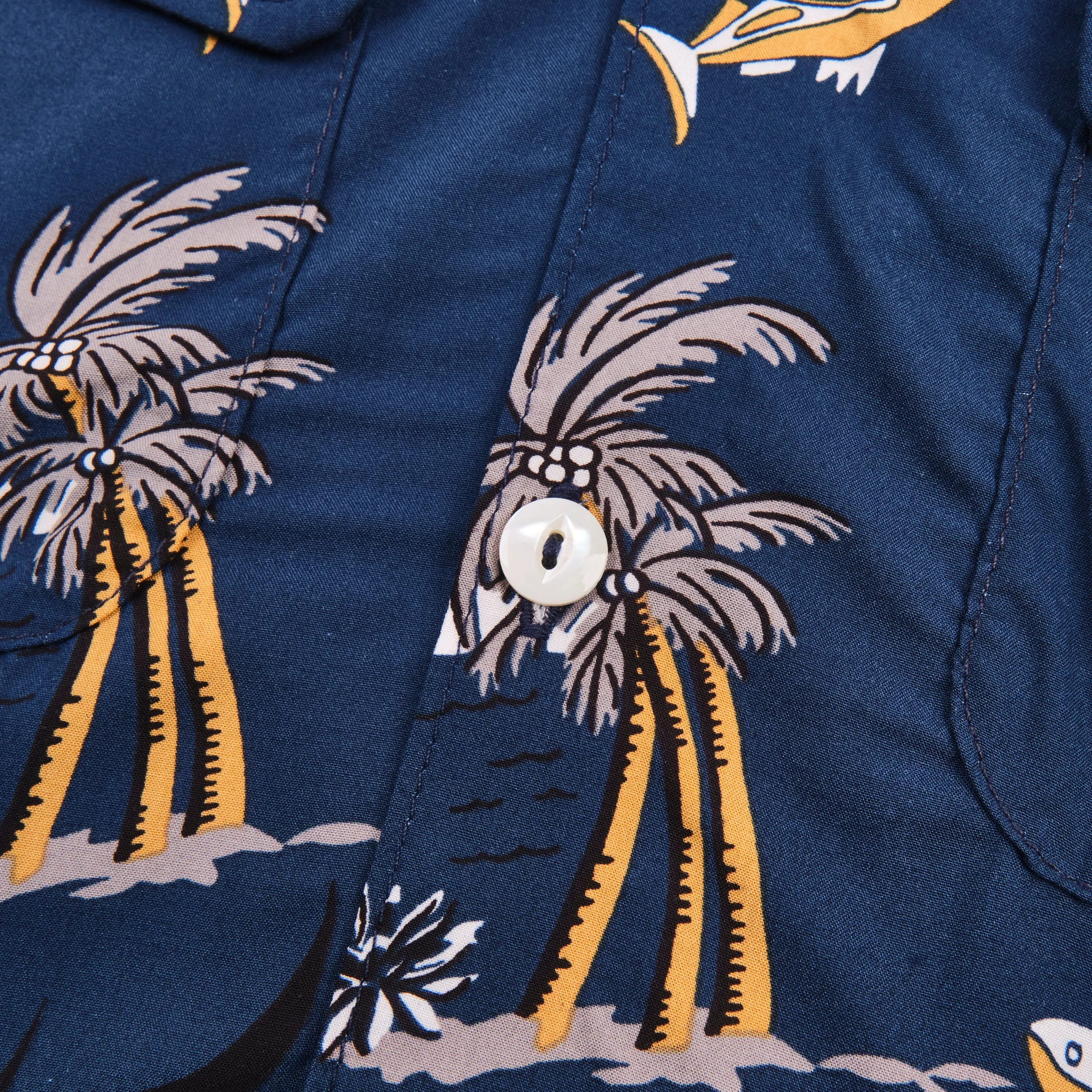 Dean Double Pocket Navy Flying Fish sold by Freenote Cloth product image thumbnail 3