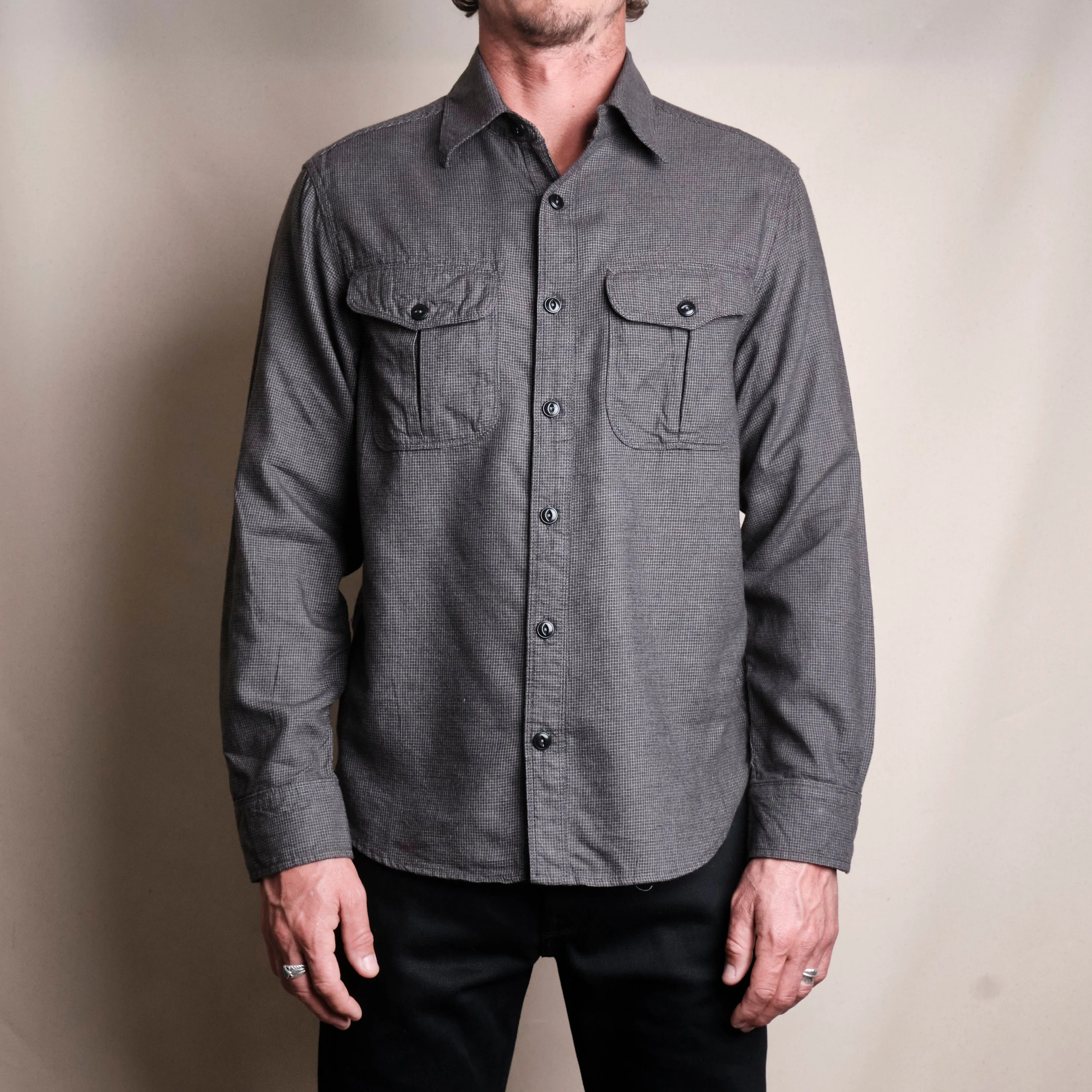 Rancho Charcoal Check sold by Freenote Cloth product image thumbnail 2