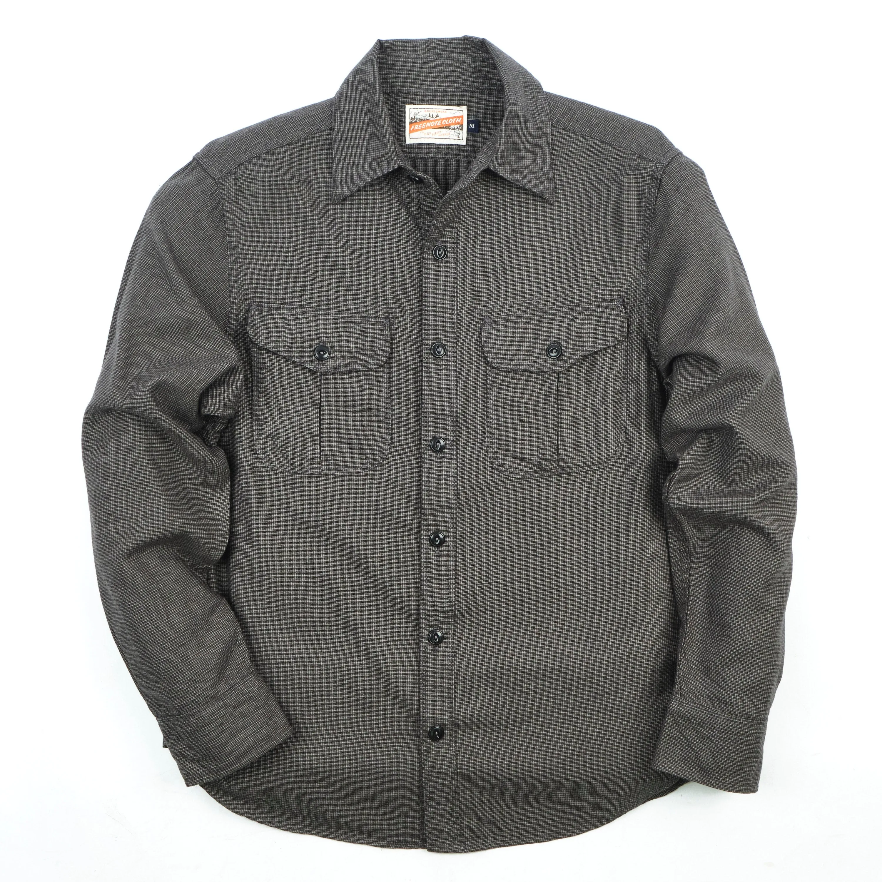 Rancho Charcoal Check sold by Freenote Cloth
