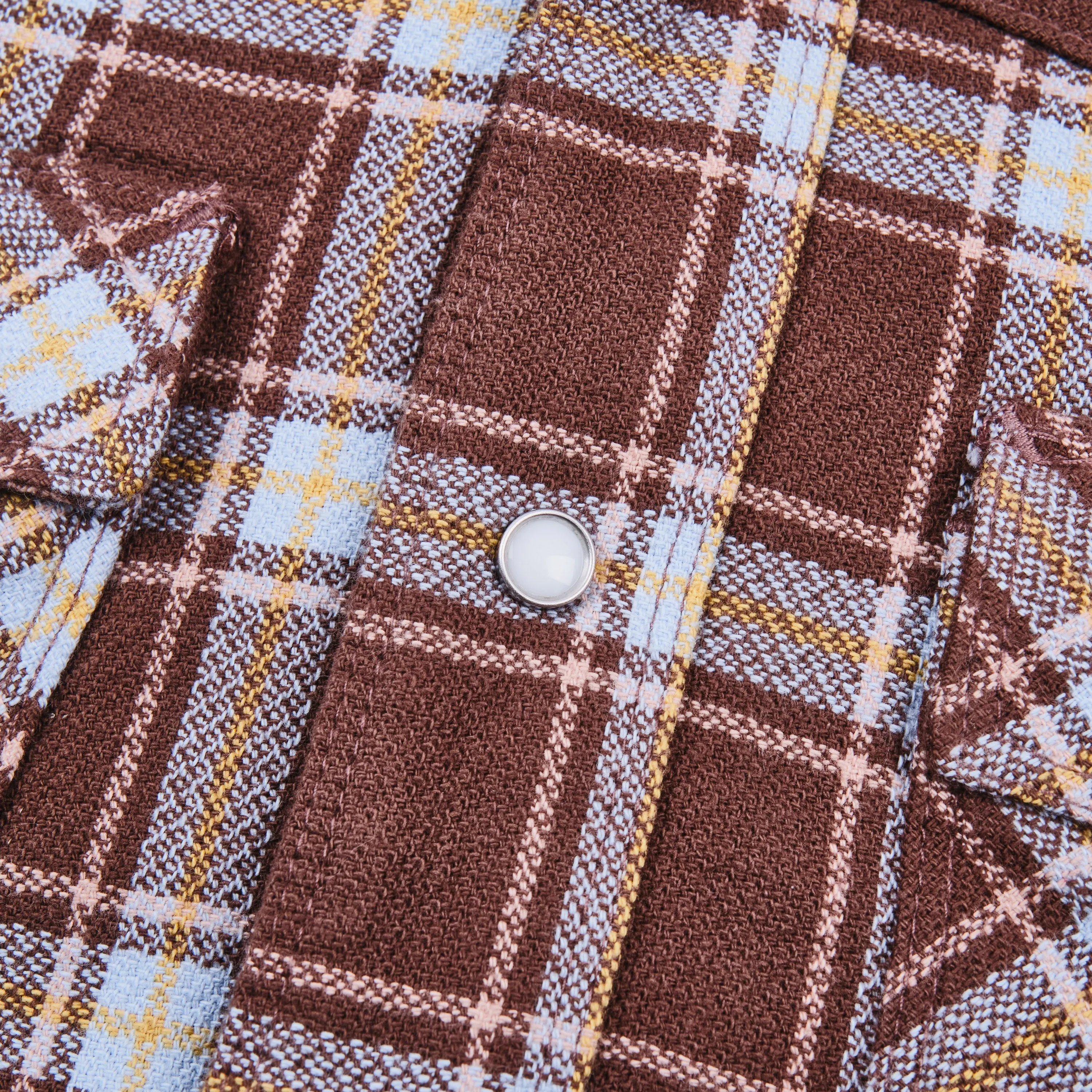 Western Scout Brown Plaid sold by Freenote Cloth product image thumbnail 5