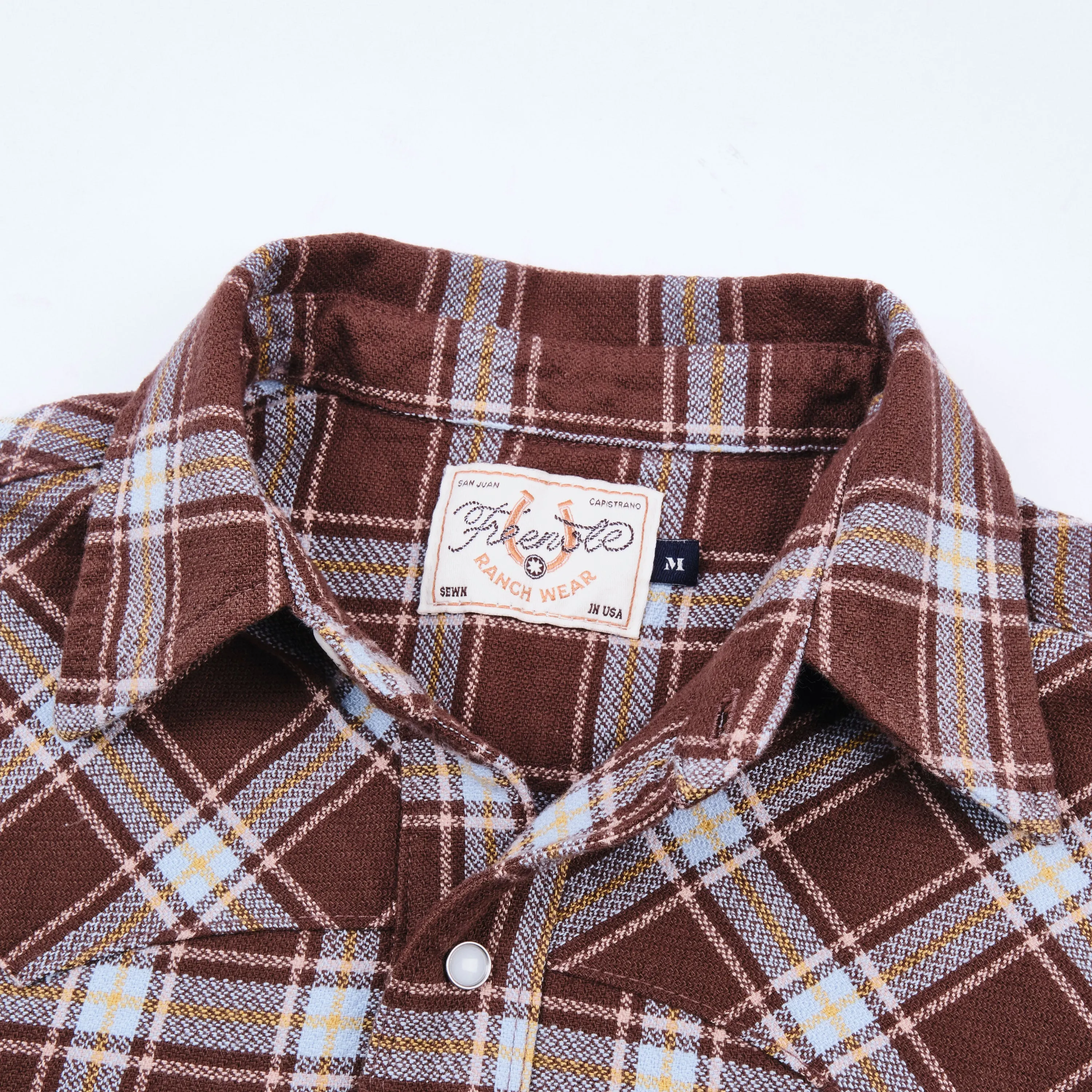 Western Scout Brown Plaid sold by Freenote Cloth product image thumbnail 3