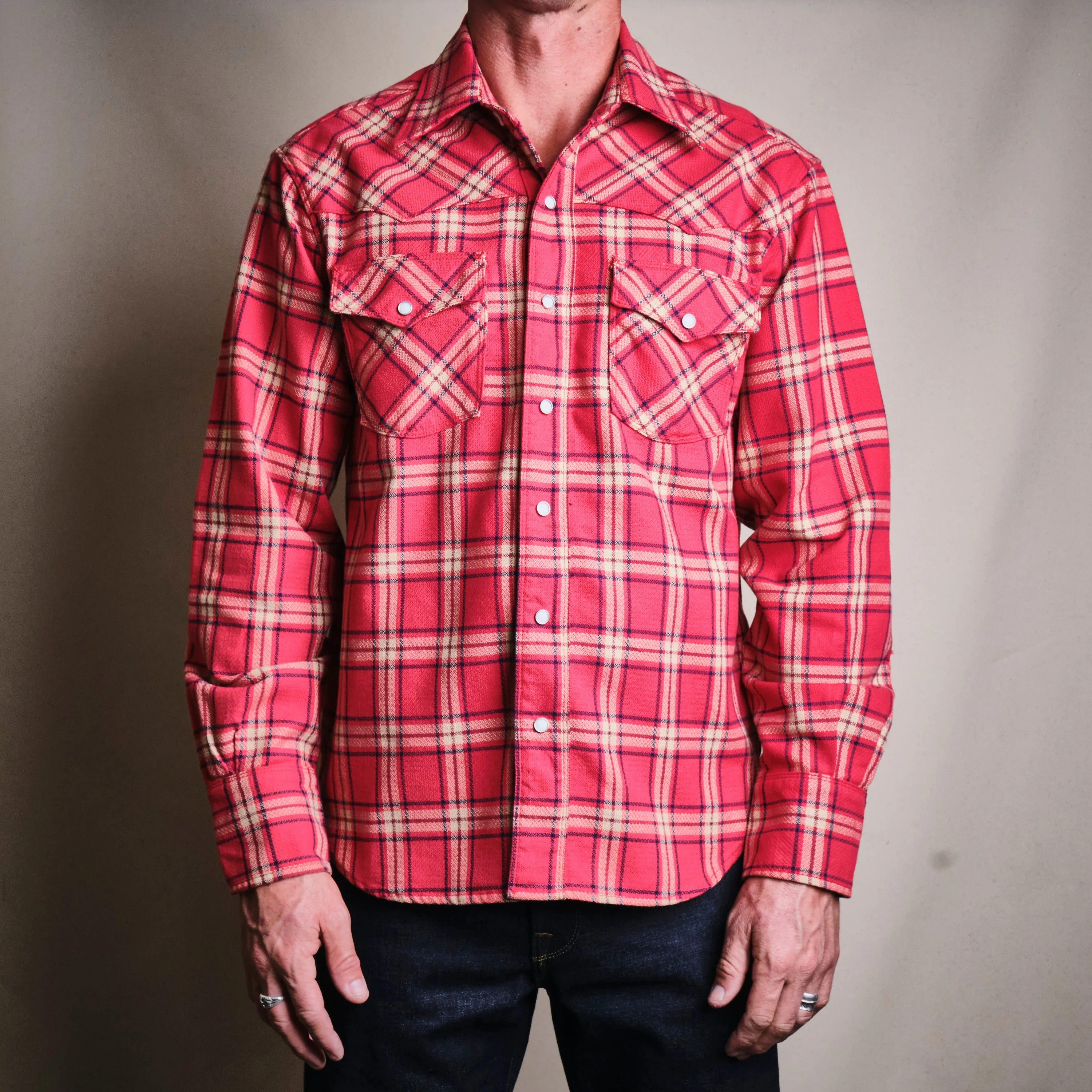 Western Scout Red Plaid sold by Freenote Cloth product image thumbnail 2