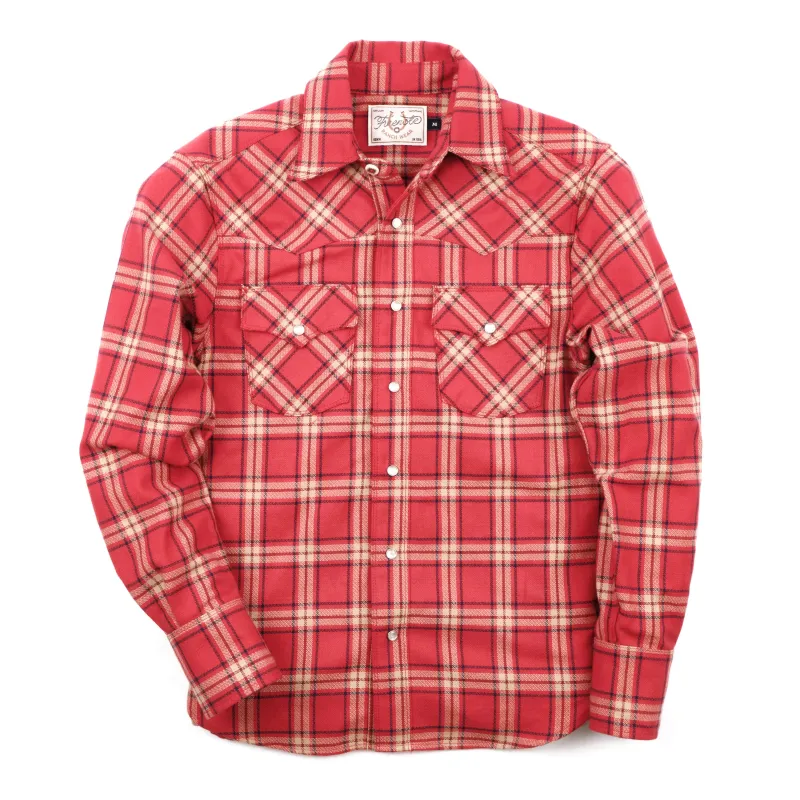 Western Scout Red Plaid made by Freenote Cloth