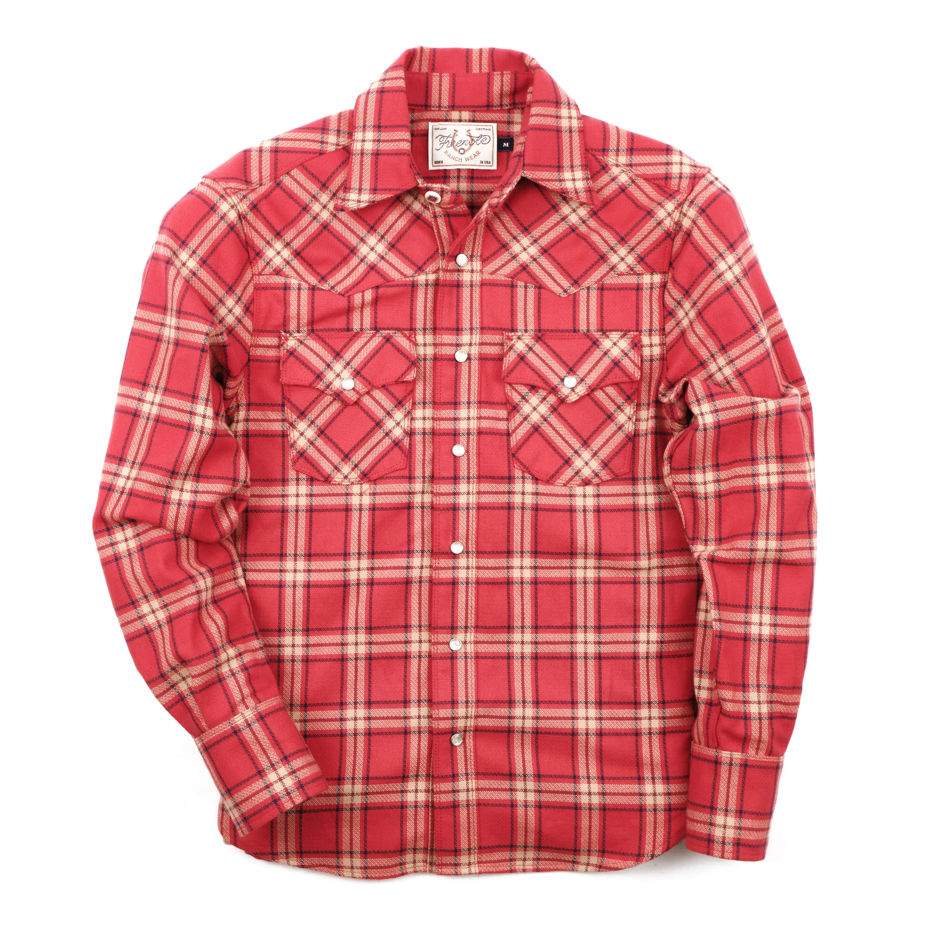 Western Scout Red Plaid sold by Freenote Cloth
