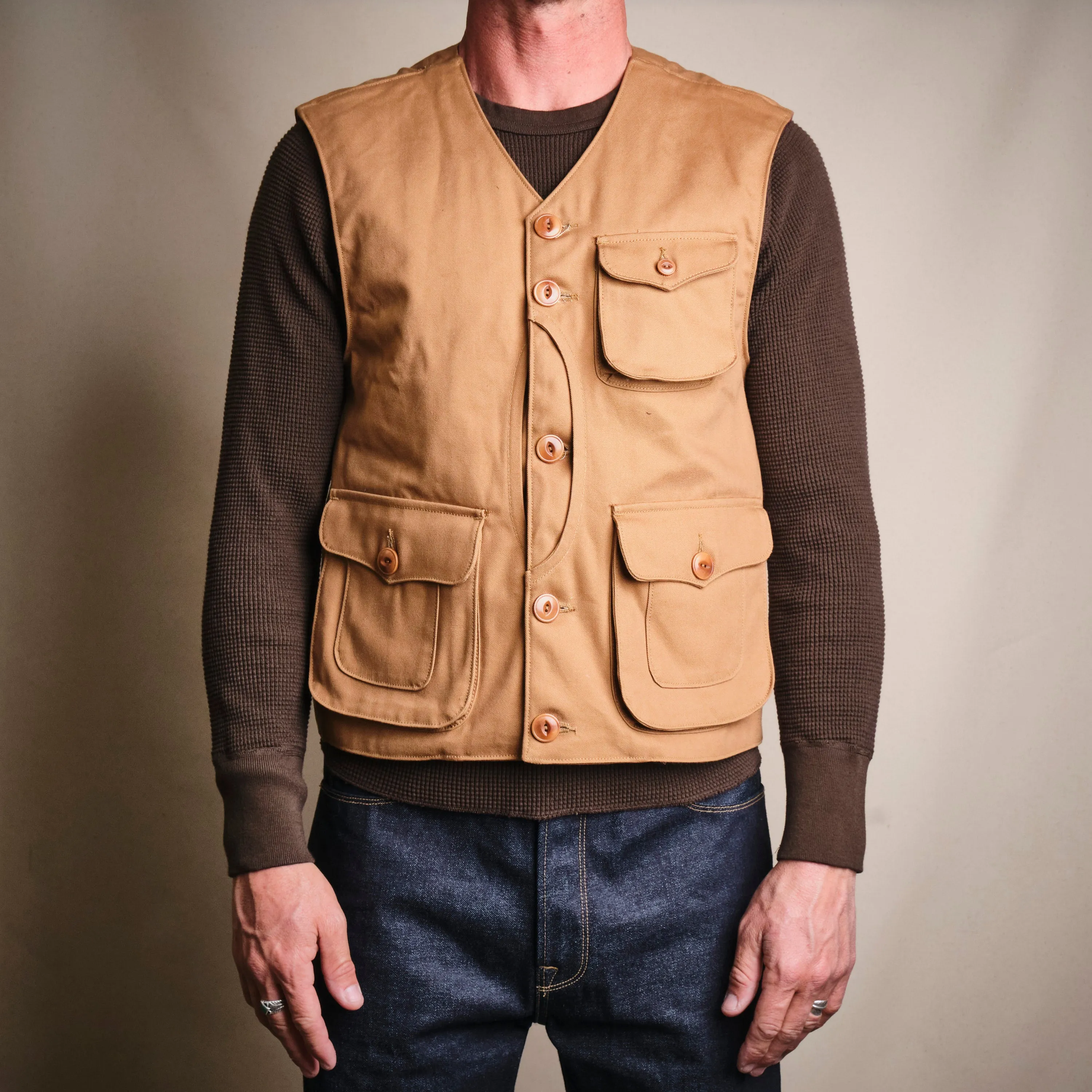 Keynot Duck Canvas Hunting Vest sold by Freenote Cloth product image thumbnail 2