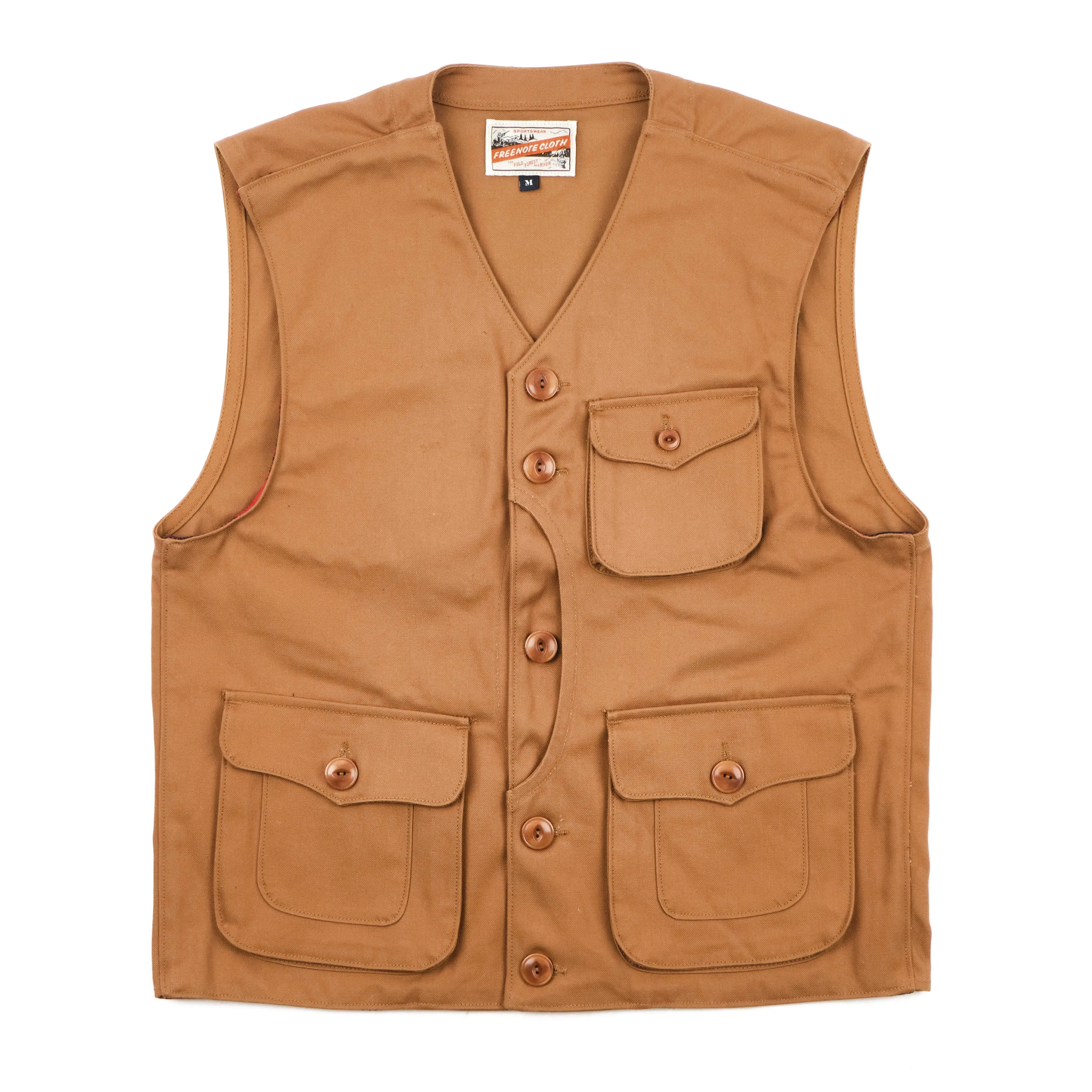 Keynot Duck Canvas Hunting Vest sold by Freenote Cloth