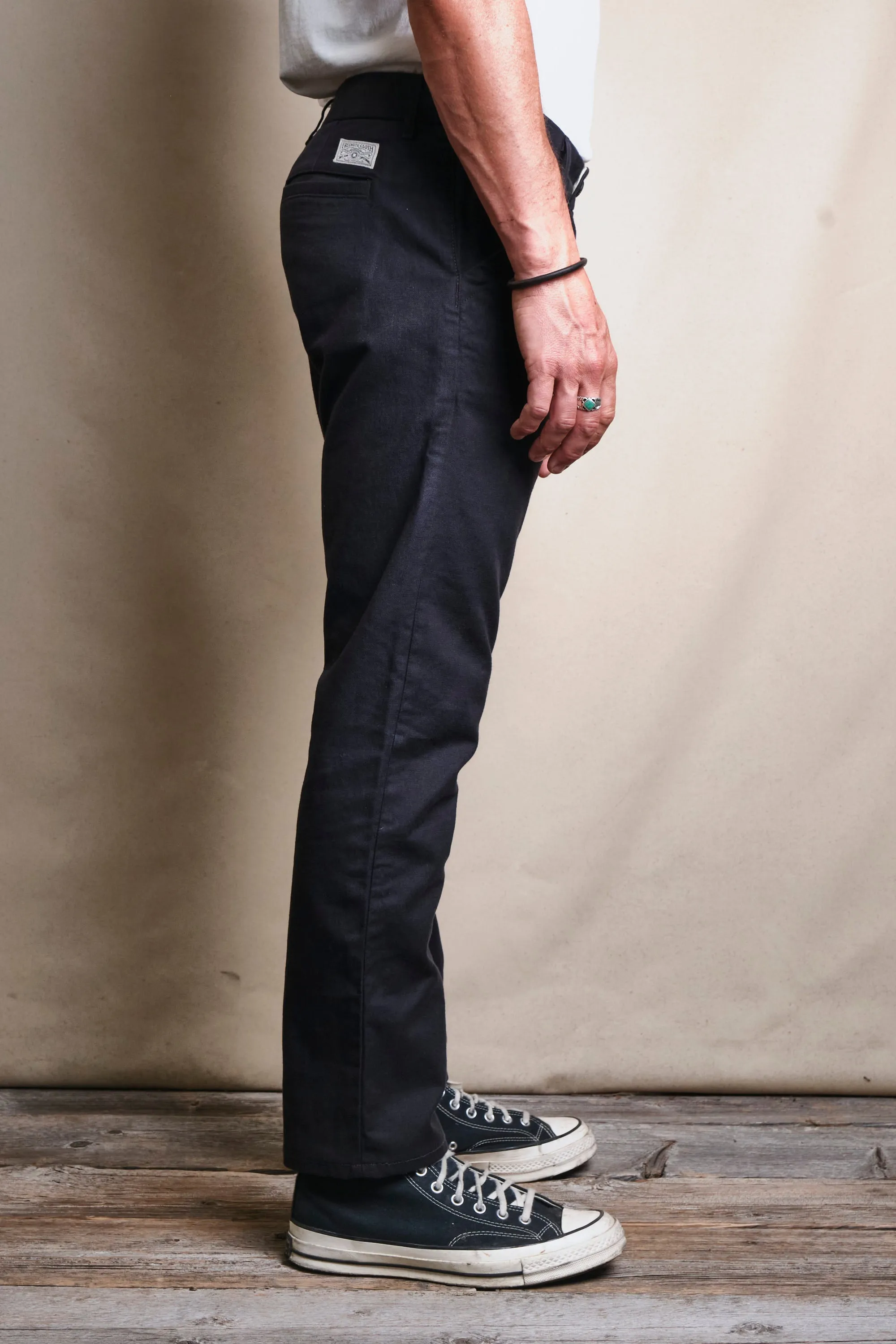 Workers Chino Slim Fit Black sold by Freenote Cloth product image thumbnail 2