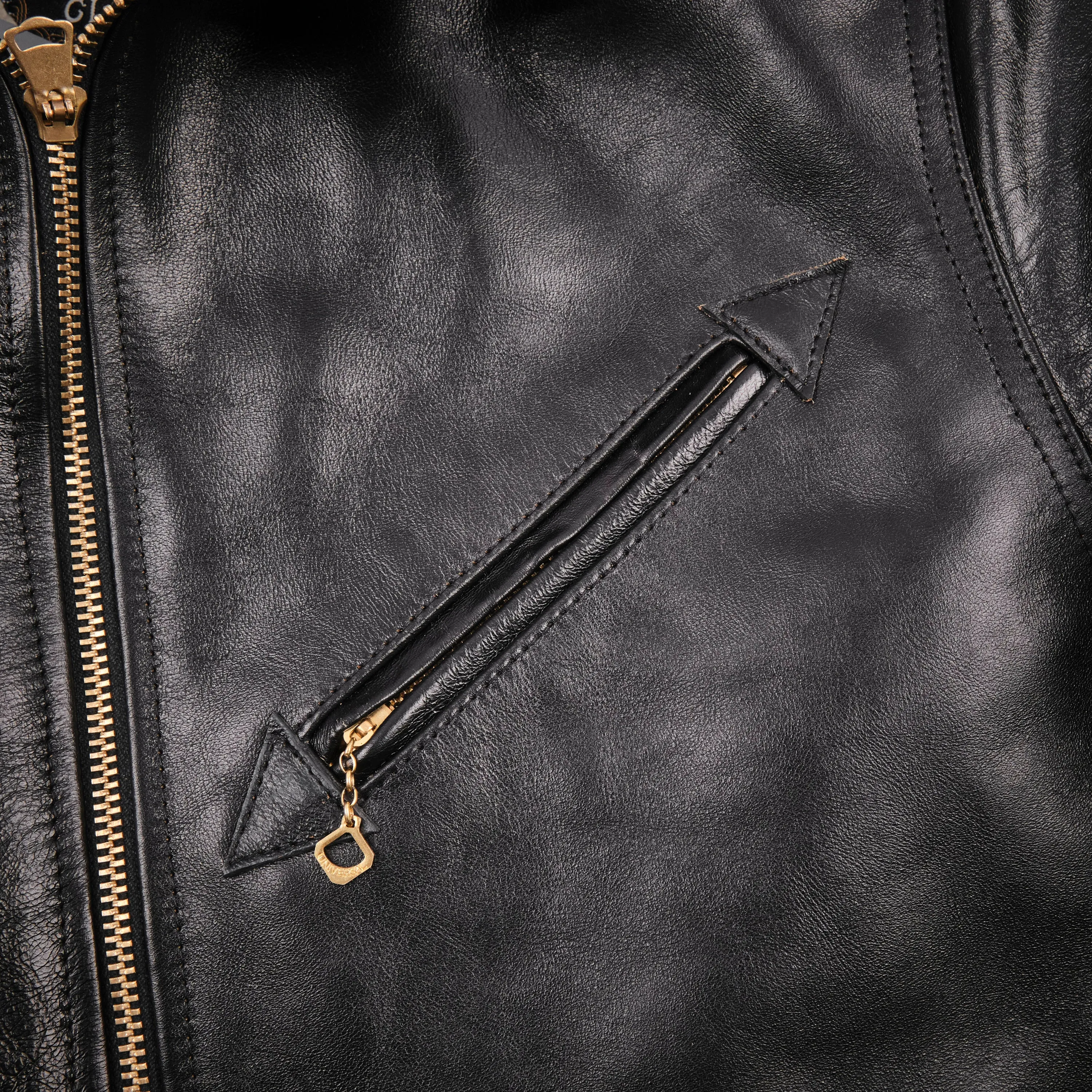 Locklin Black Horsehide sold by Freenote Cloth product image thumbnail 3