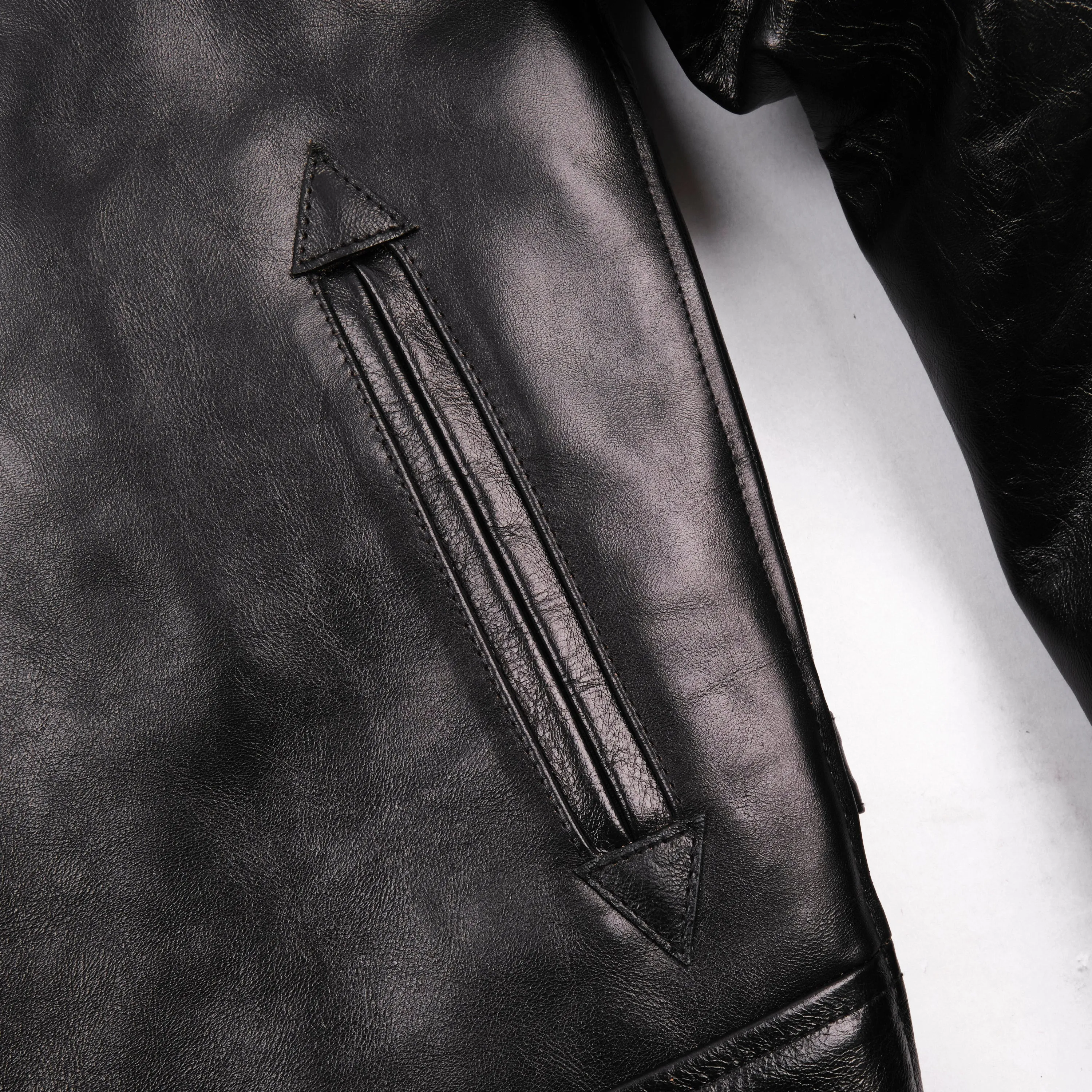 Locklin Black Horsehide sold by Freenote Cloth product image thumbnail 4