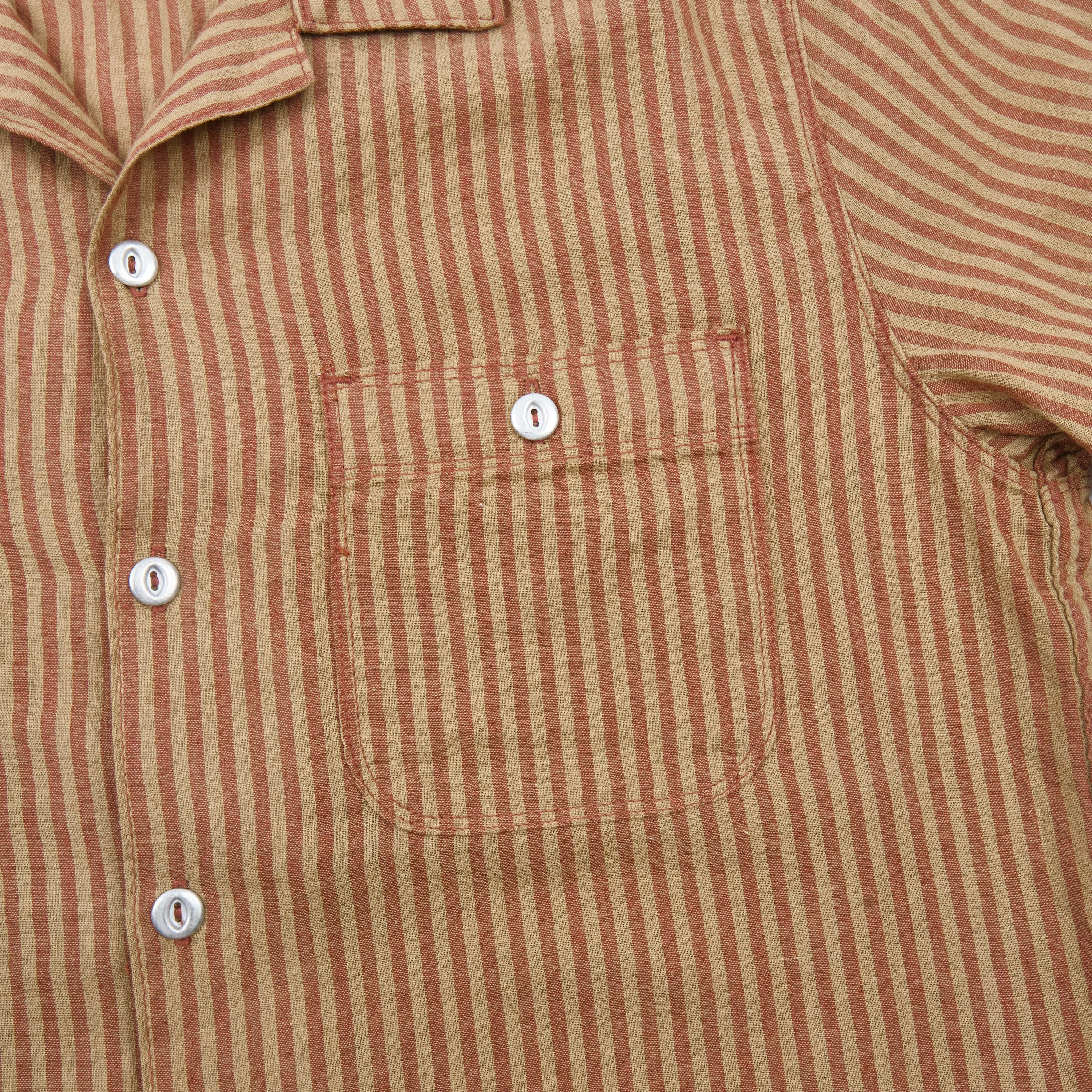 Dayton Terracotta Stripe sold by Freenote Cloth product image thumbnail 3