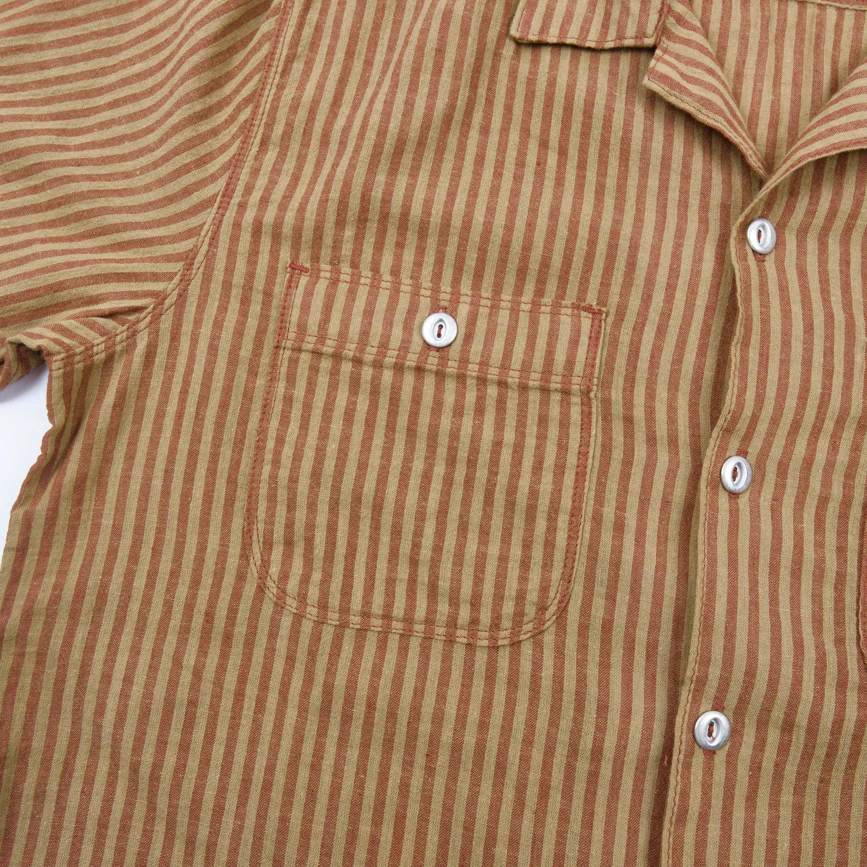 Dayton Terracotta Stripe sold by Freenote Cloth product image thumbnail 4