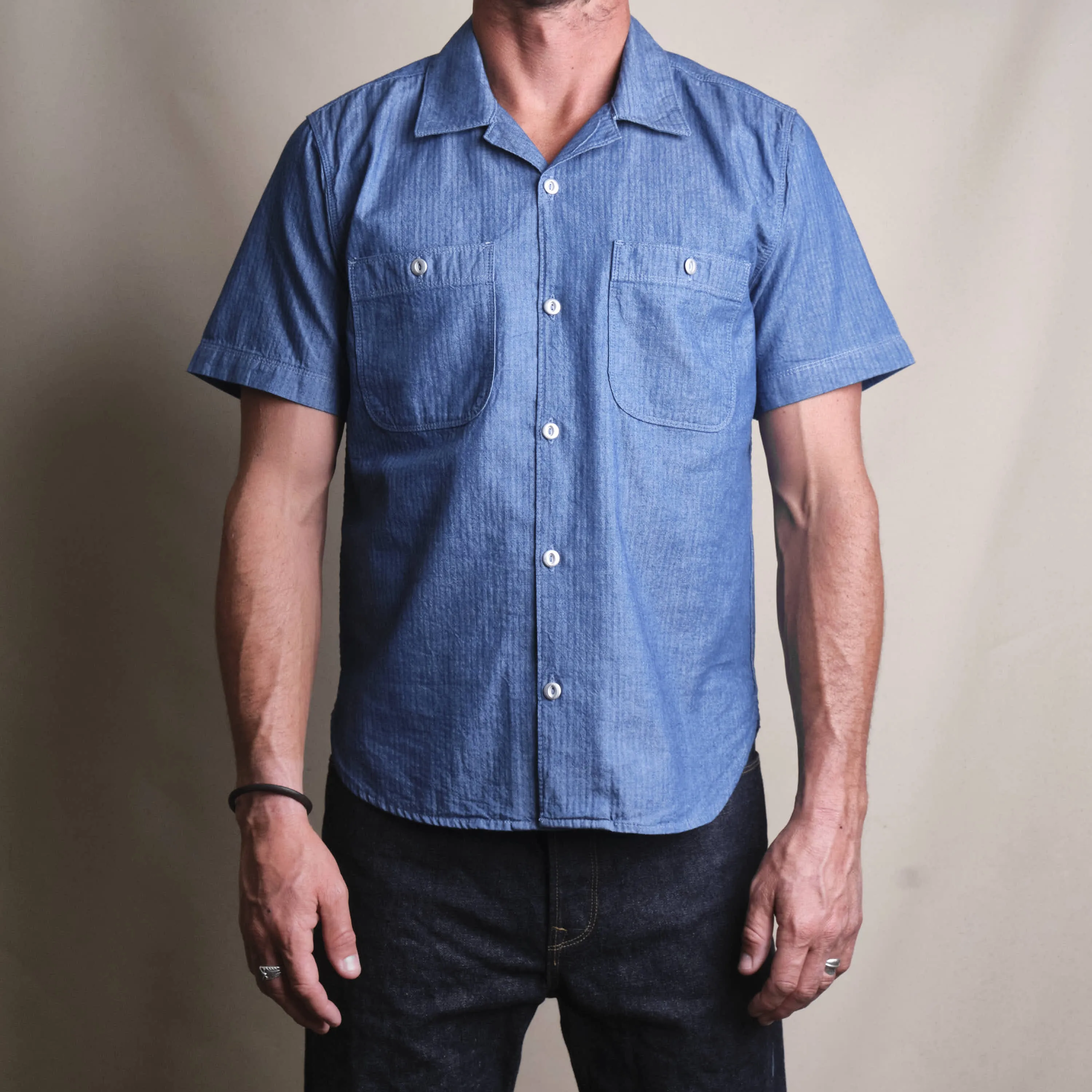 Dayton Blue Herringbone sold by Freenote Cloth product image thumbnail 2