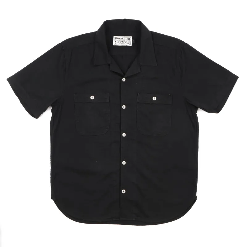 Dayton Black Herringbone made by Freenote Cloth