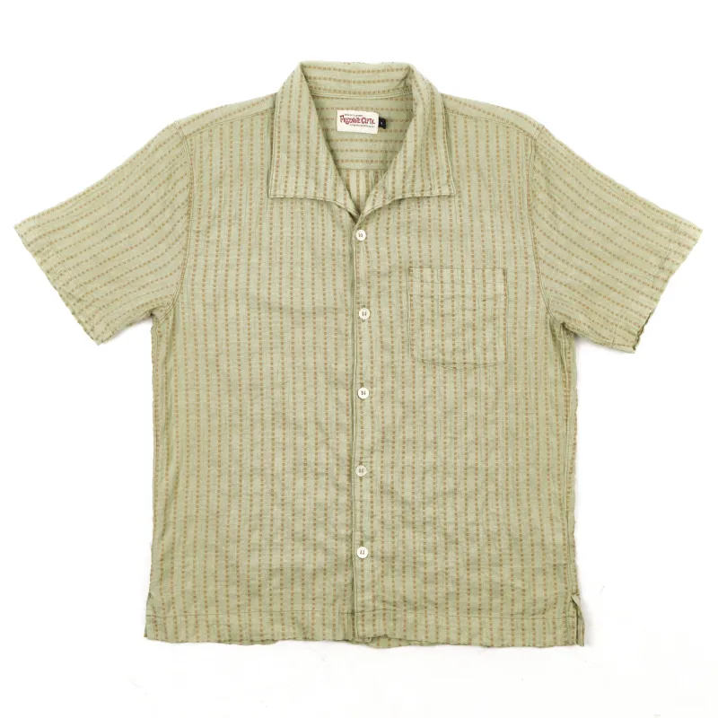 Cayucos Jacquard Sage made by Freenote Cloth