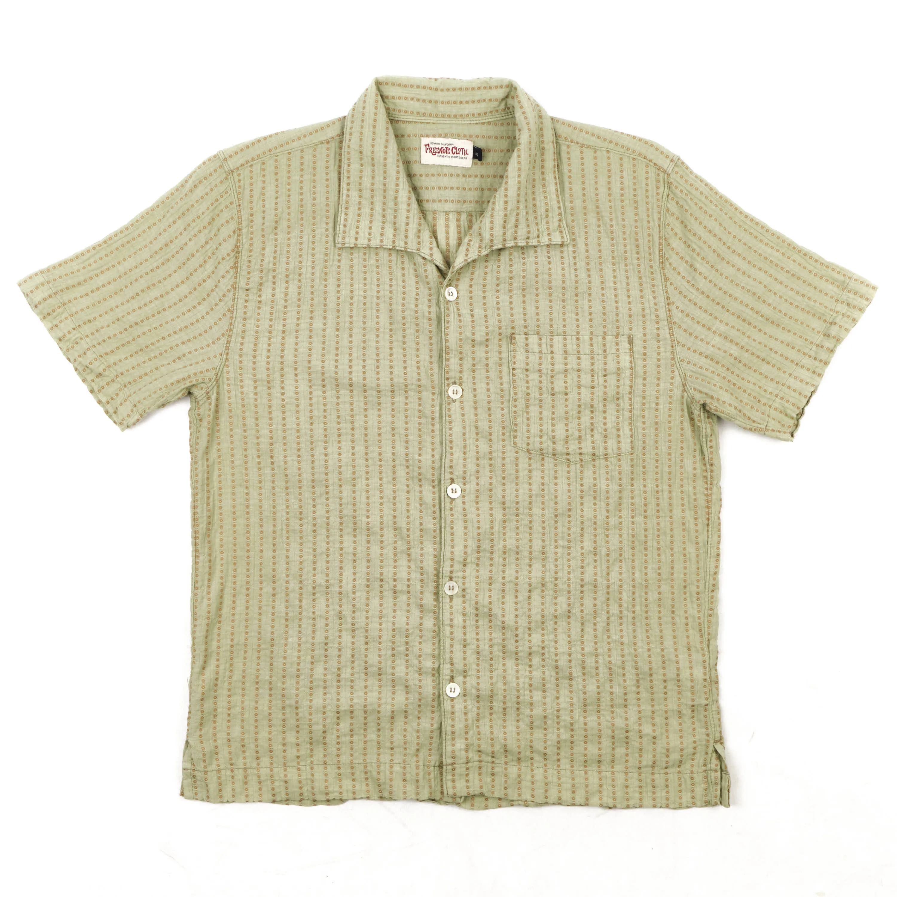 Cayucos Jacquard Sage sold by Freenote Cloth