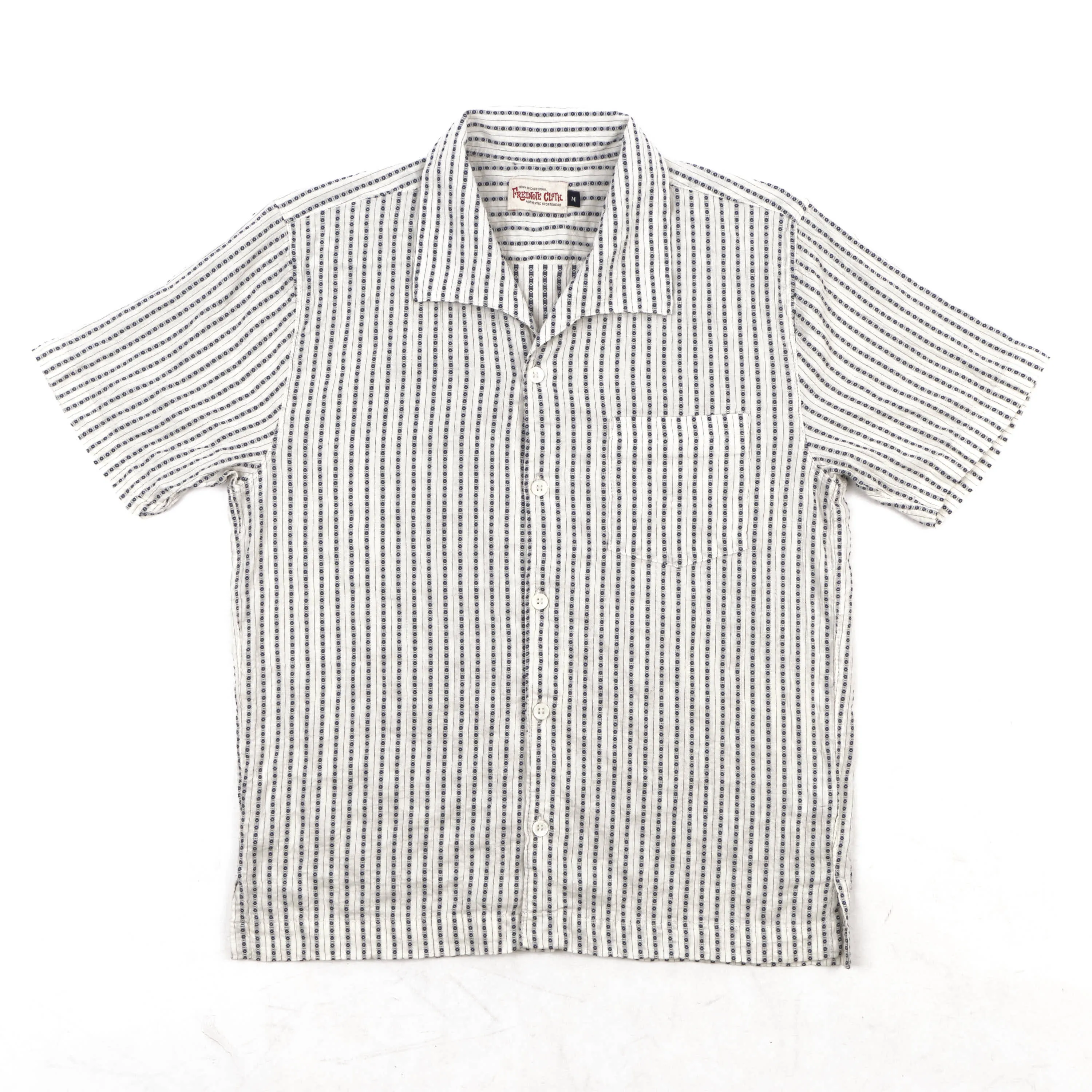 Cayucos Jacquard White sold by Freenote Cloth