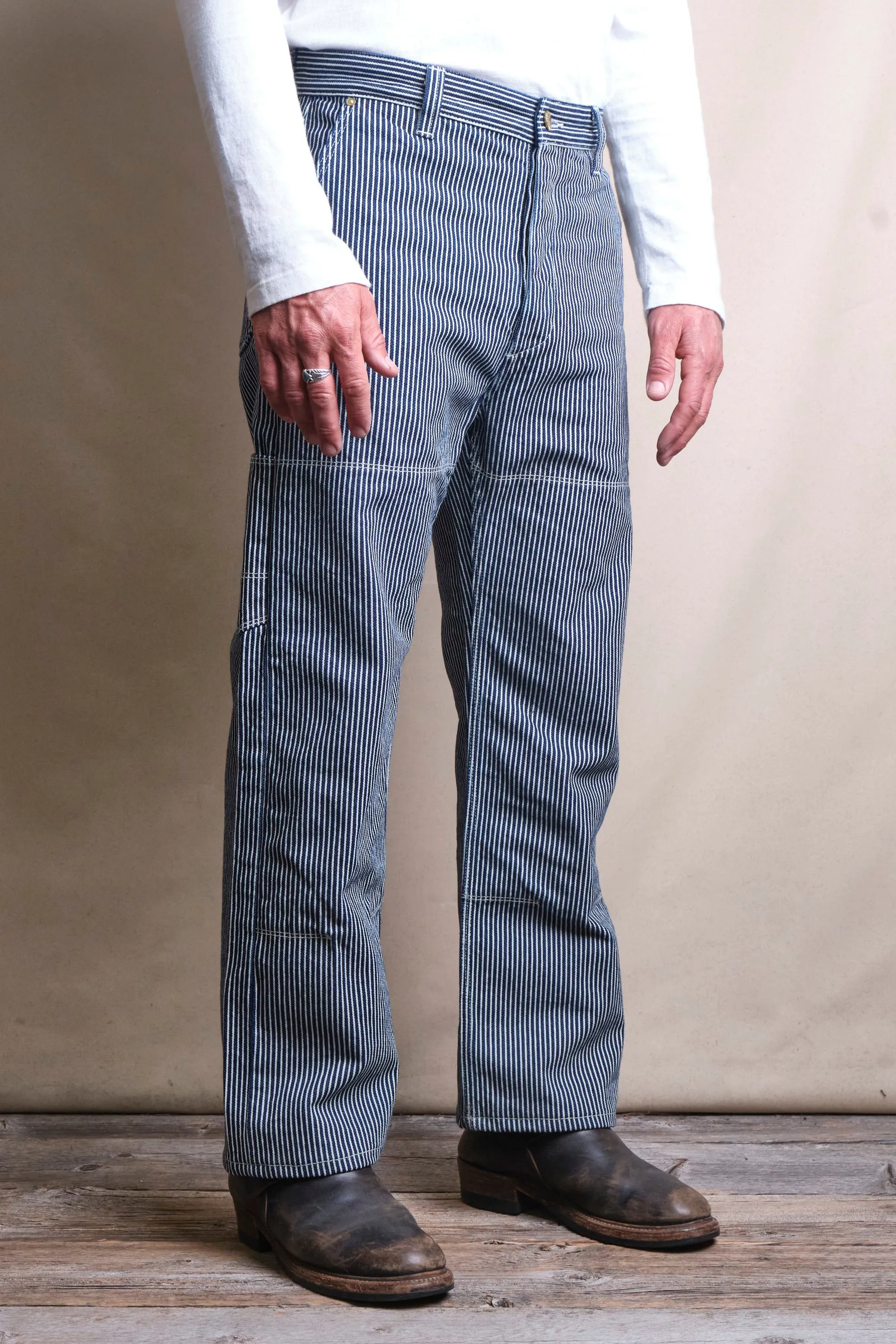 Ortega Pant Hickory Stripe sold by Freenote Cloth product image thumbnail 2