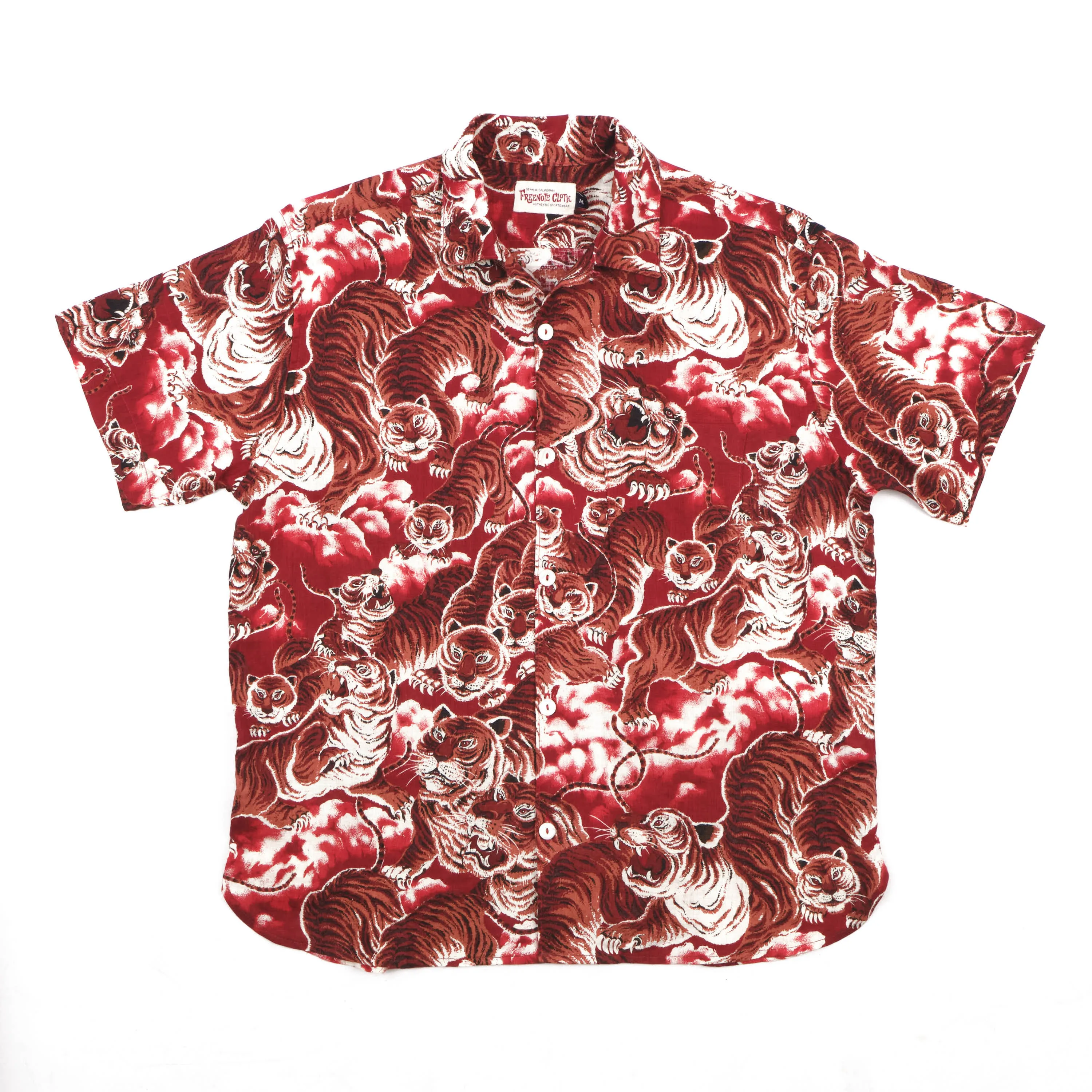 Hawaiian <span> Red Tiger </span> sold by Freenote Cloth