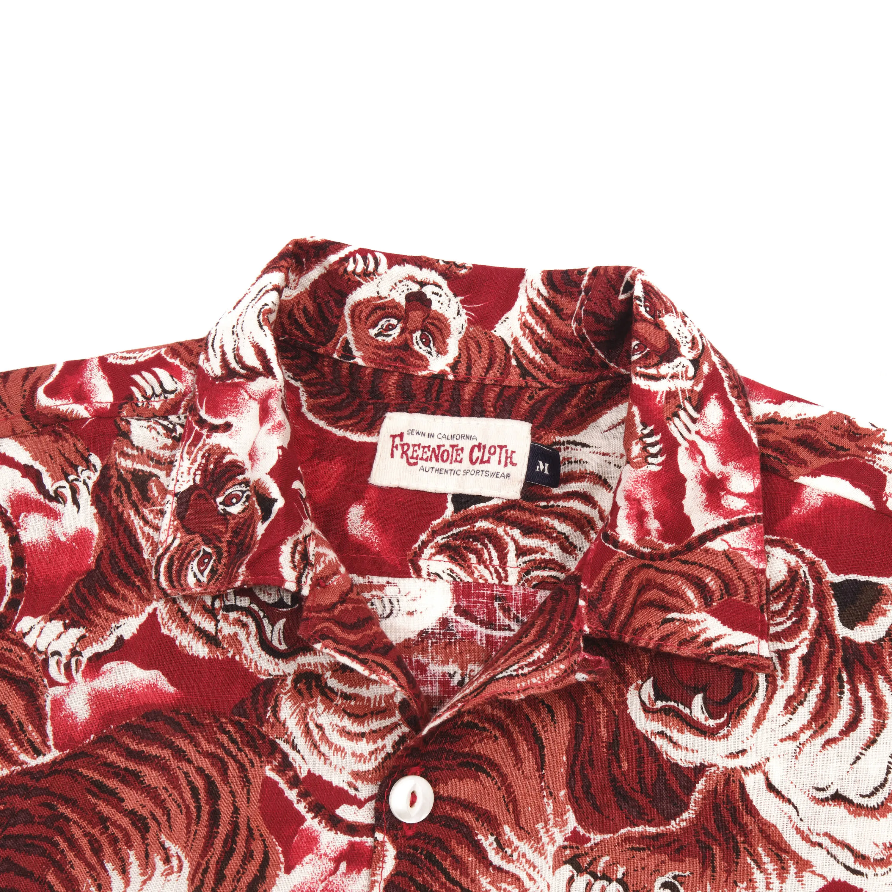 Hawaiian <span> Red Tiger </span> sold by Freenote Cloth product image thumbnail 2