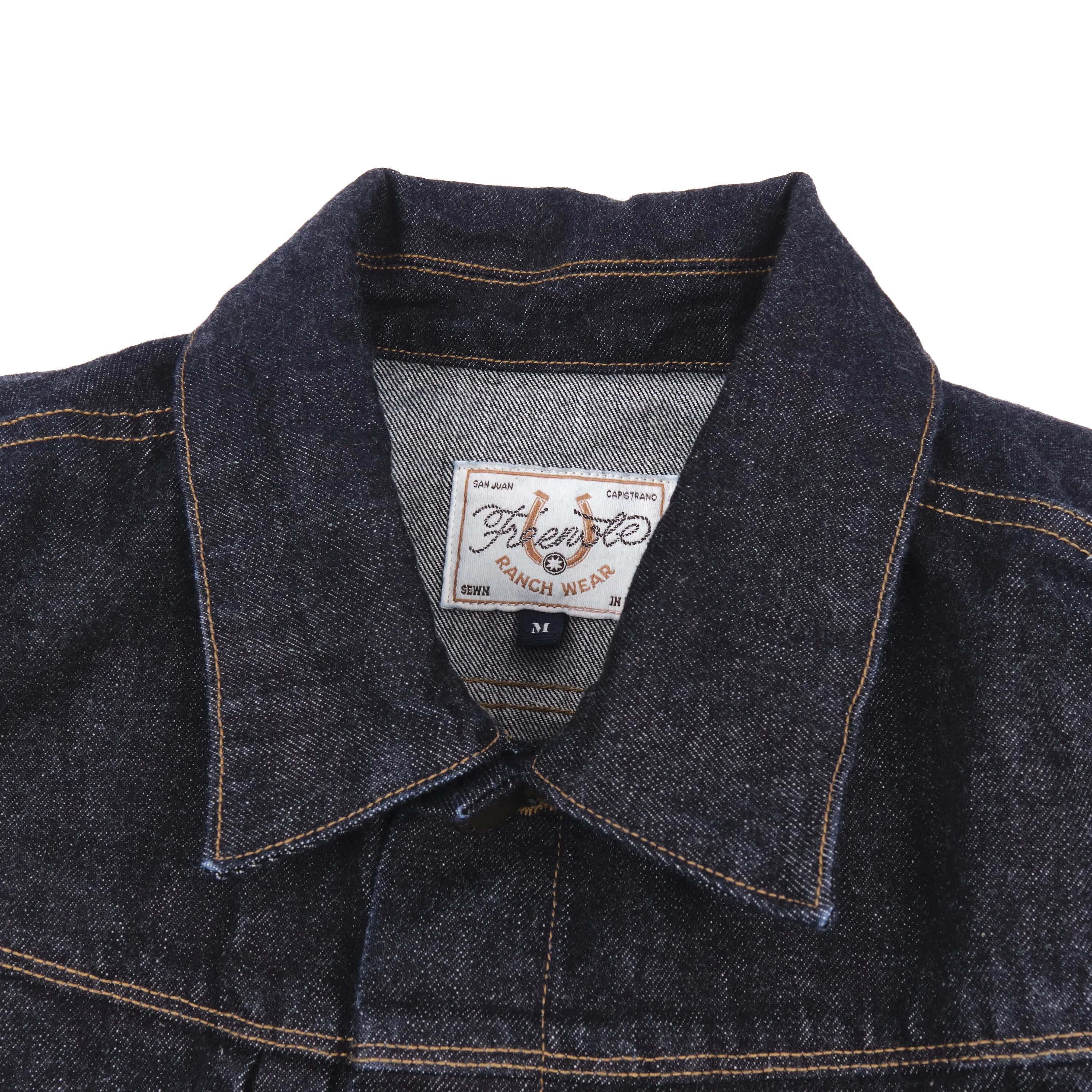 Riders Jacket 15 Ounce Unsinged Rinsed sold by Freenote Cloth product image thumbnail 2