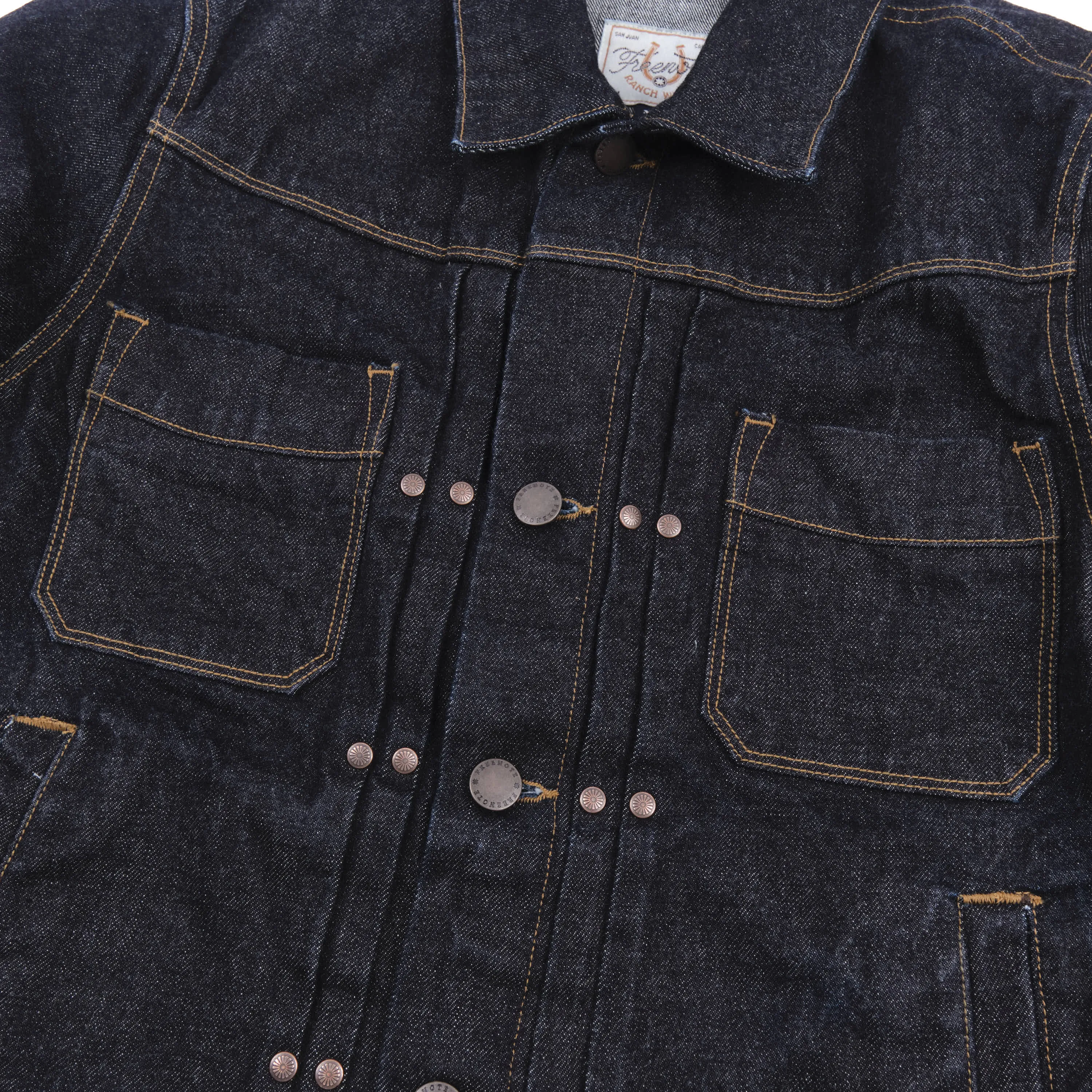 Riders Jacket 15 Ounce Unsinged Rinsed sold by Freenote Cloth product image thumbnail 5