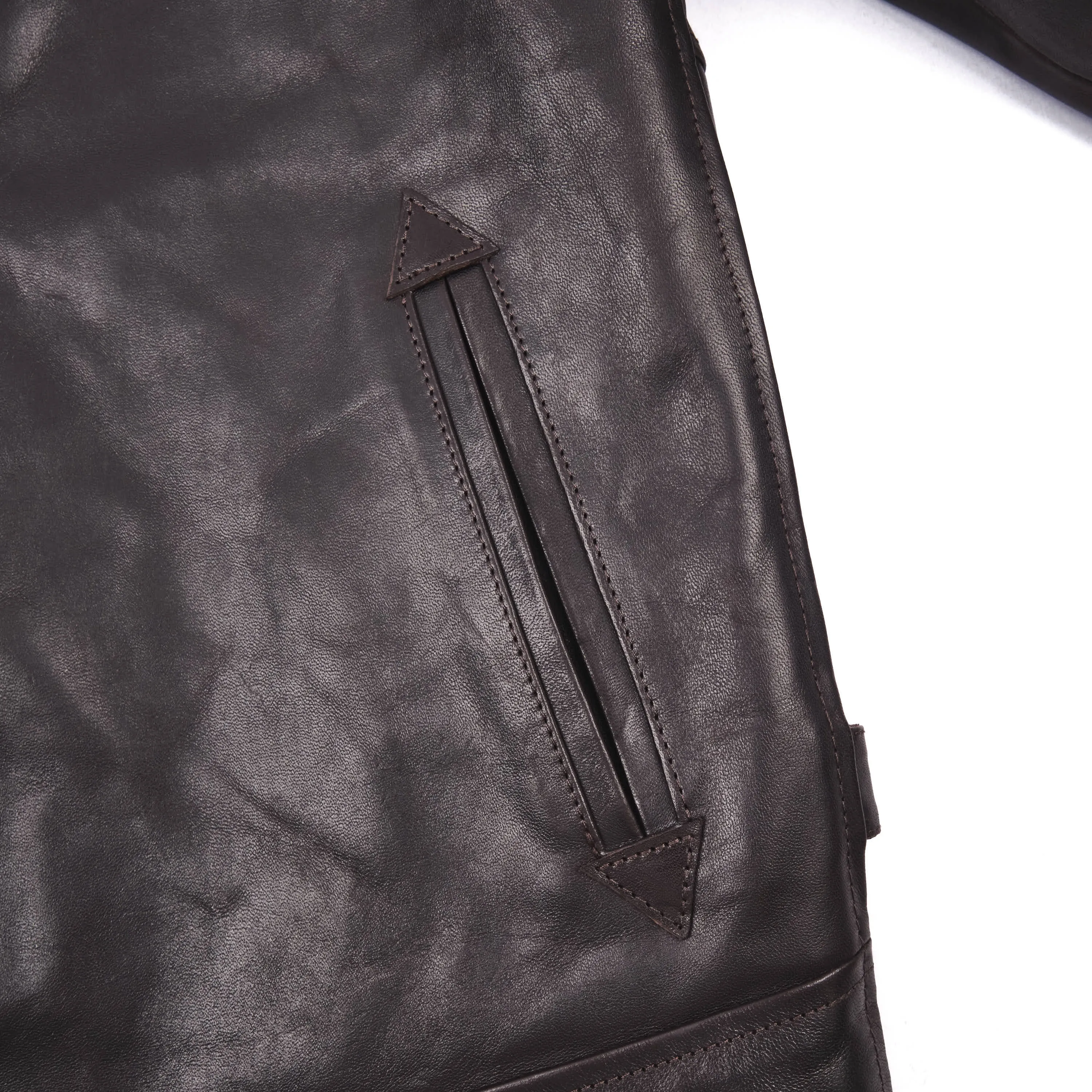Locklin Seal Brown Horsehide sold by Freenote Cloth product image thumbnail 3
