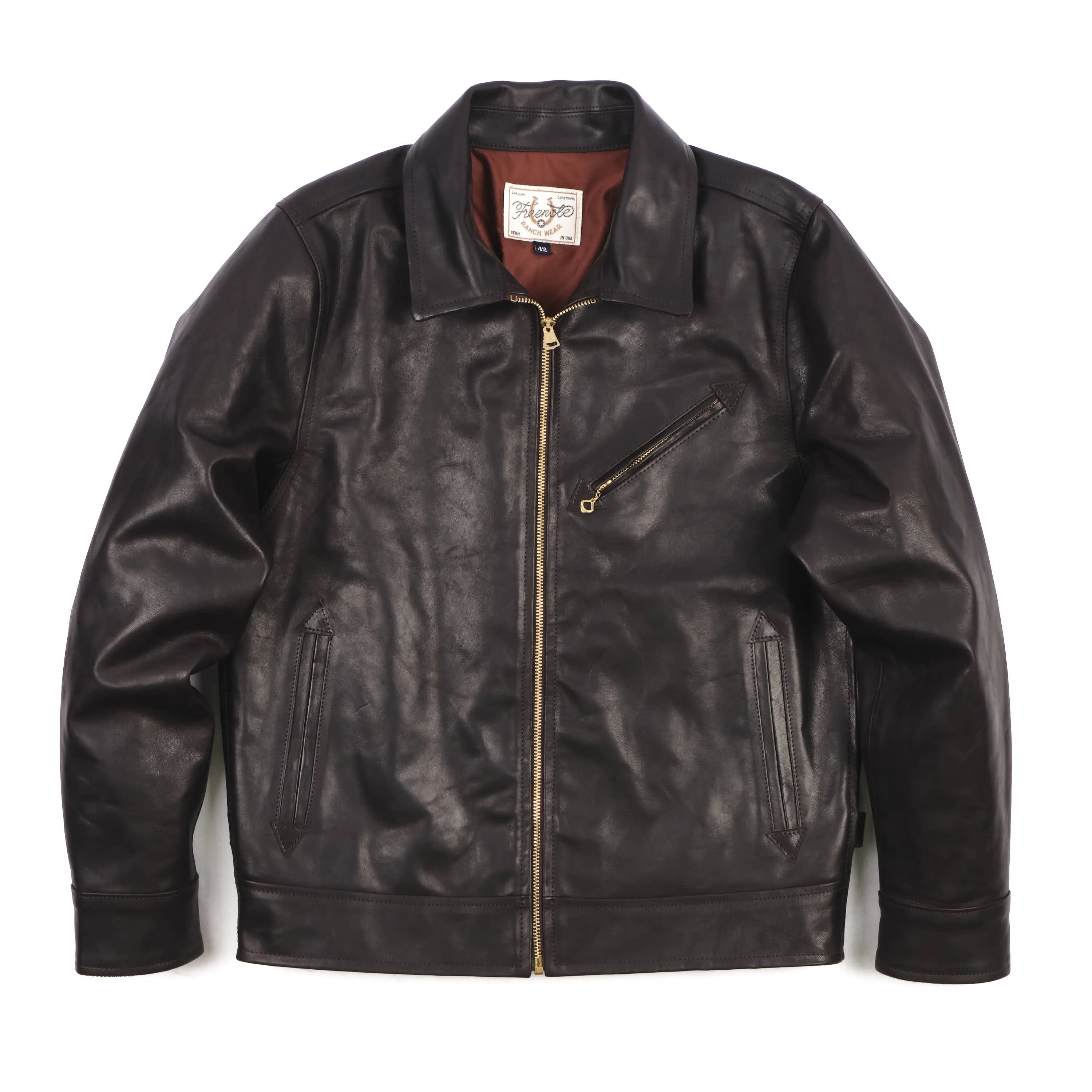 Locklin Seal Brown Horsehide sold by Freenote Cloth