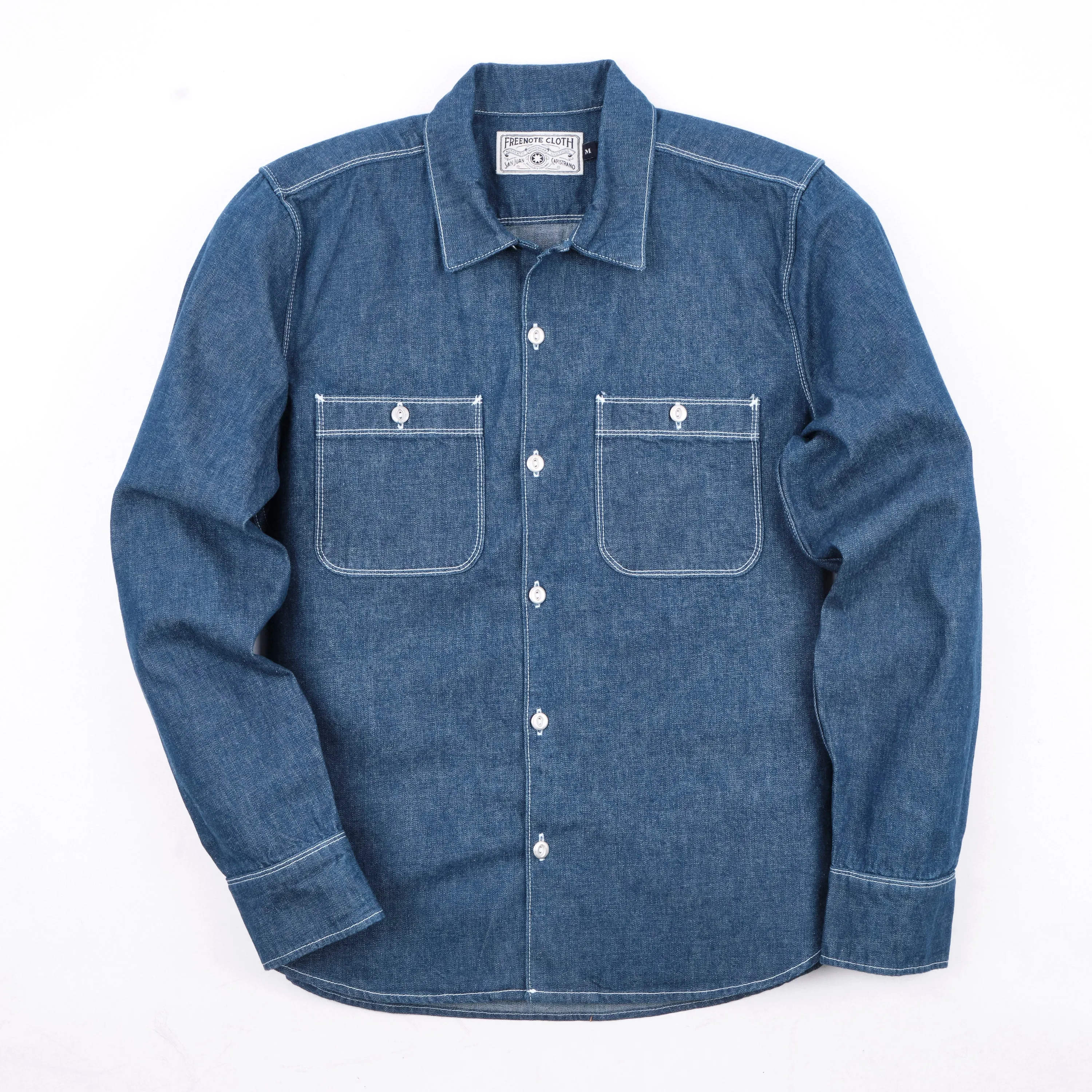 Dayton LS 9 Ounce Denim sold by Freenote Cloth