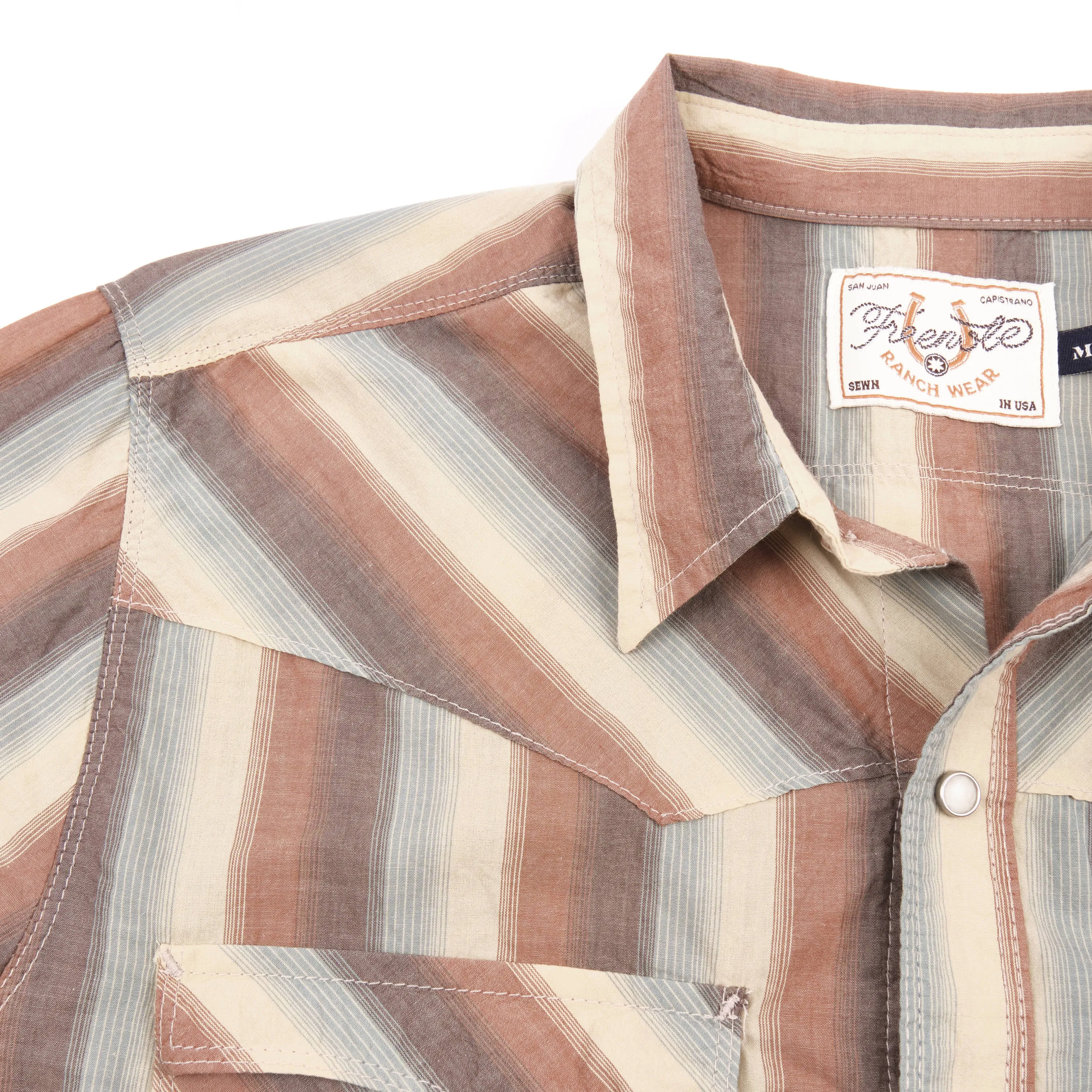 Calico S/S Dusty Desert Stripe sold by Freenote Cloth product image thumbnail 4