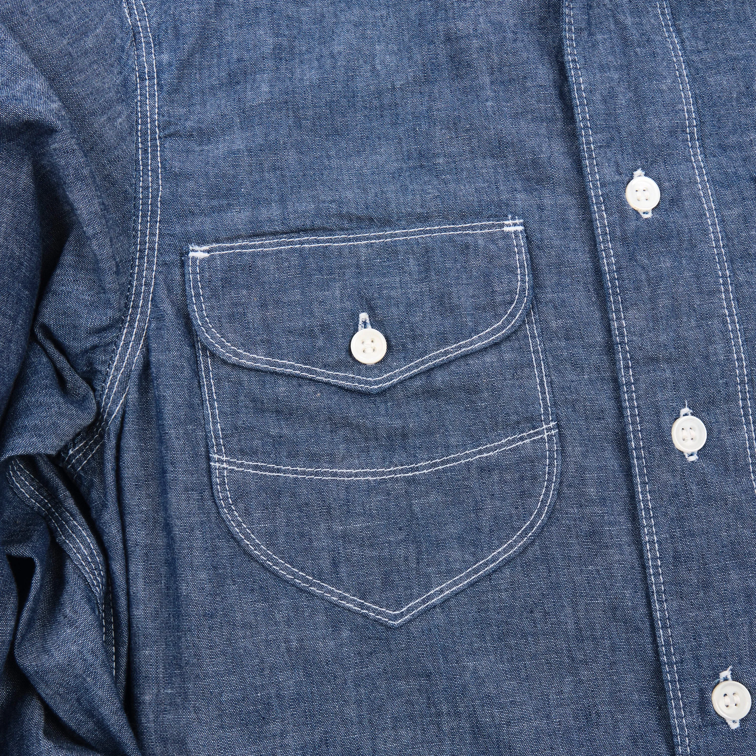 Modesto Shirt Chambray sold by Freenote Cloth product image thumbnail 3