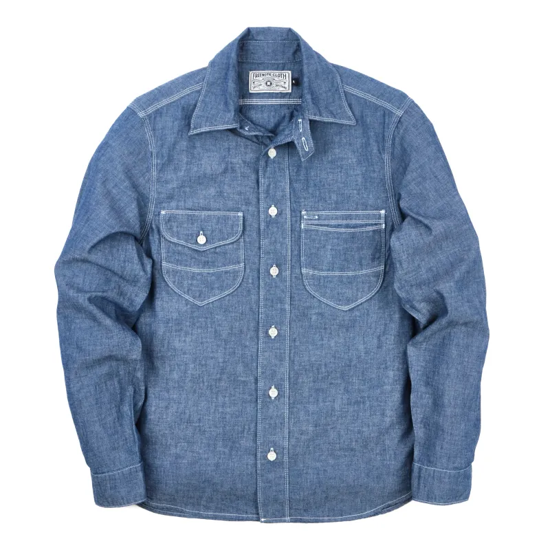 Modesto Shirt Chambray made by Freenote Cloth